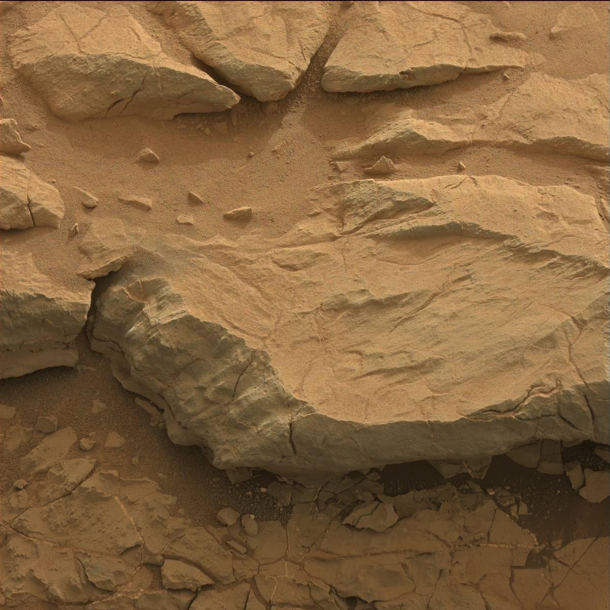 Nasa's Mars rover Curiosity acquired this image using its Mast Camera (Mastcam) on Sol 154