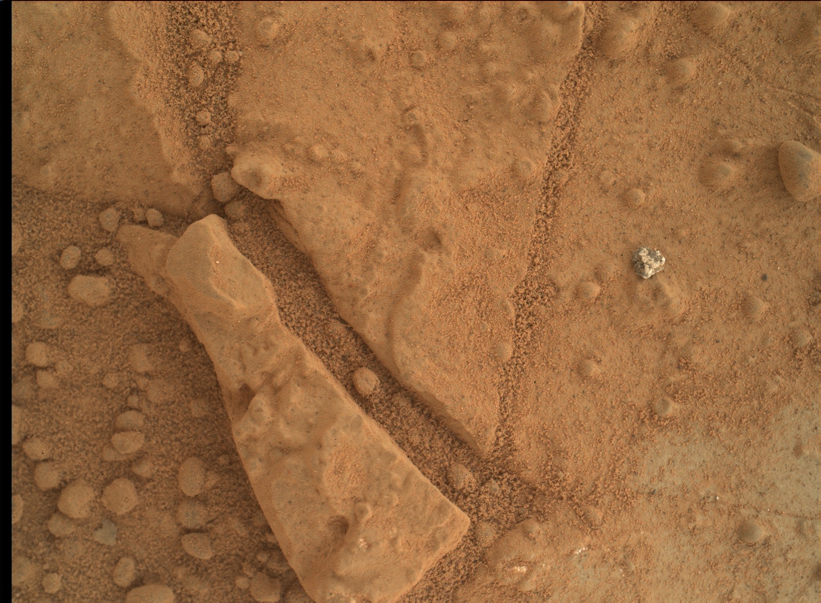Nasa's Mars rover Curiosity acquired this image using its Mars Hand Lens Imager (MAHLI) on Sol 162