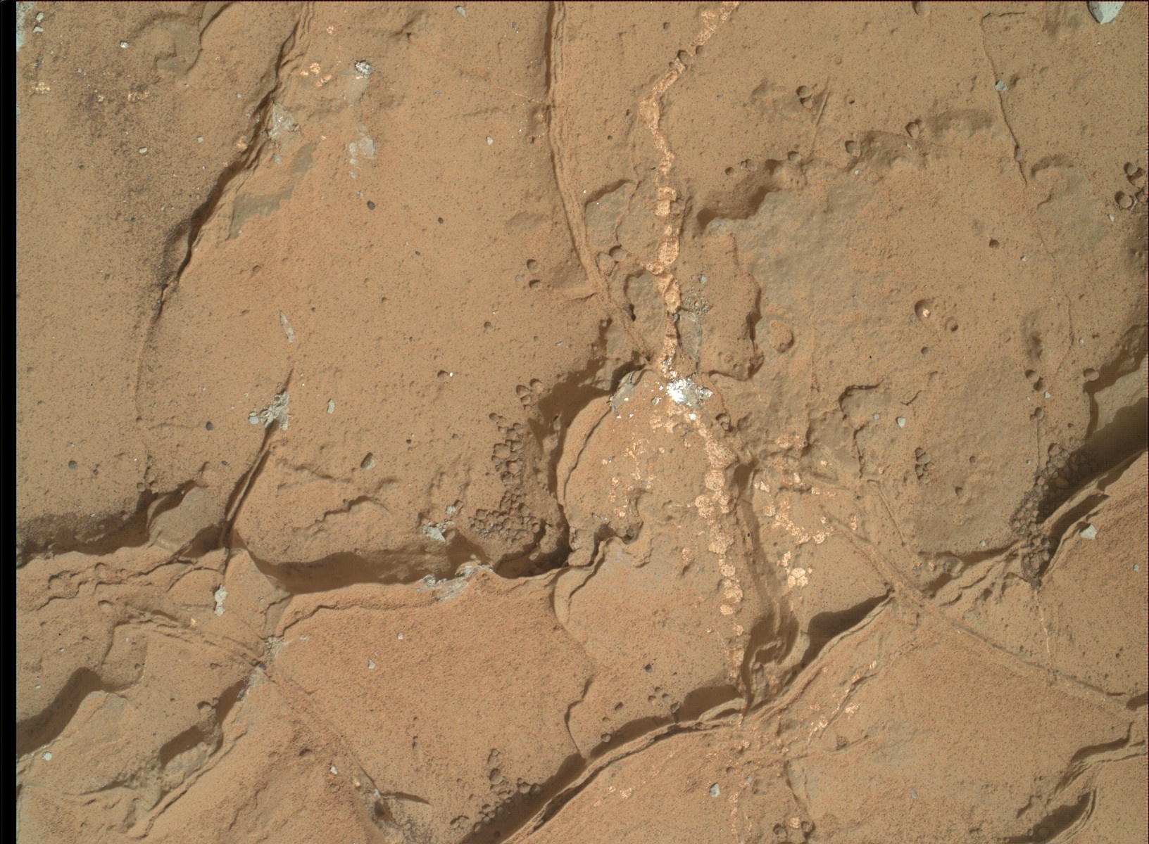 Nasa's Mars rover Curiosity acquired this image using its Mars Hand Lens Imager (MAHLI) on Sol 166