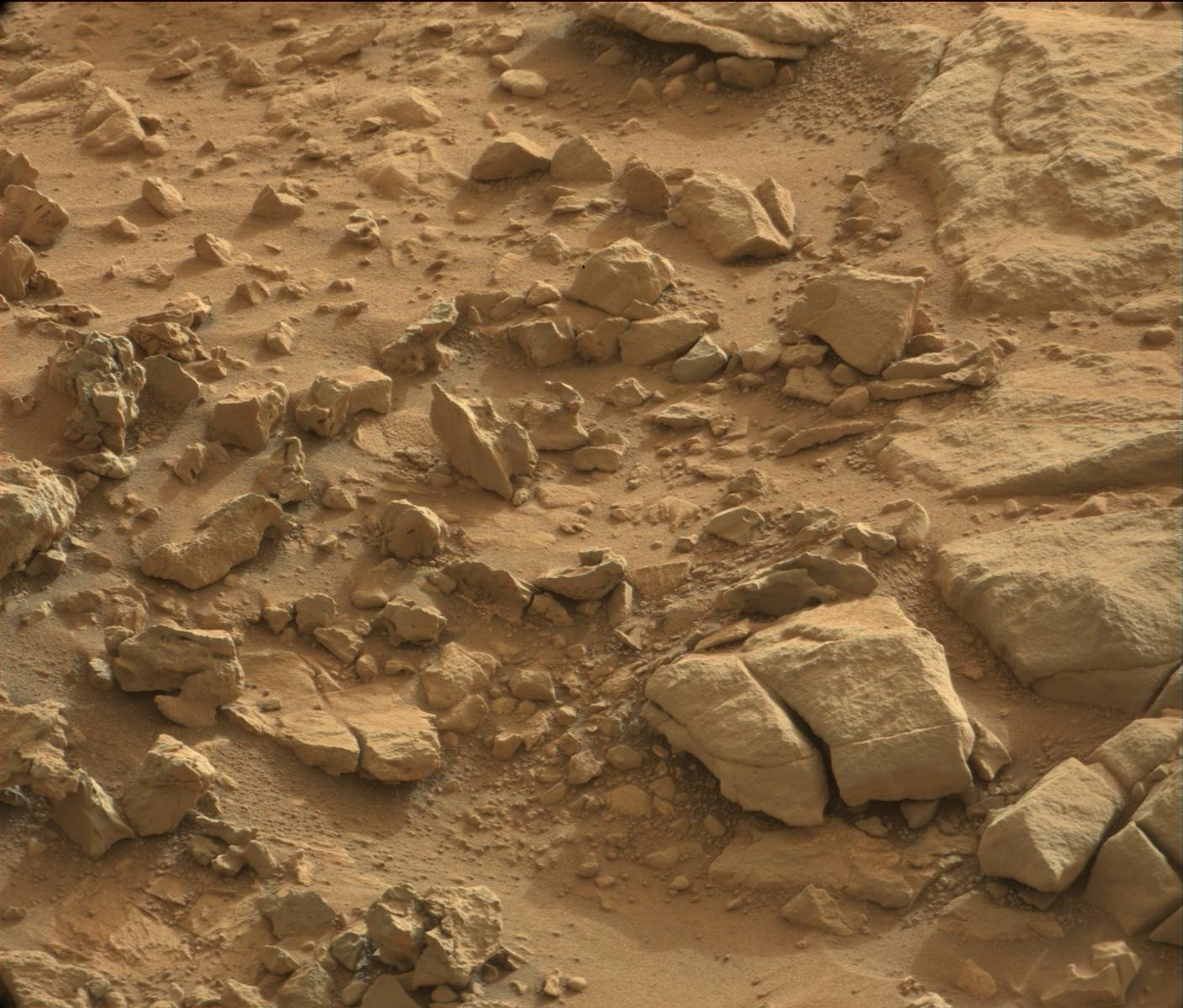 Nasa's Mars rover Curiosity acquired this image using its Mast Camera (Mastcam) on Sol 173