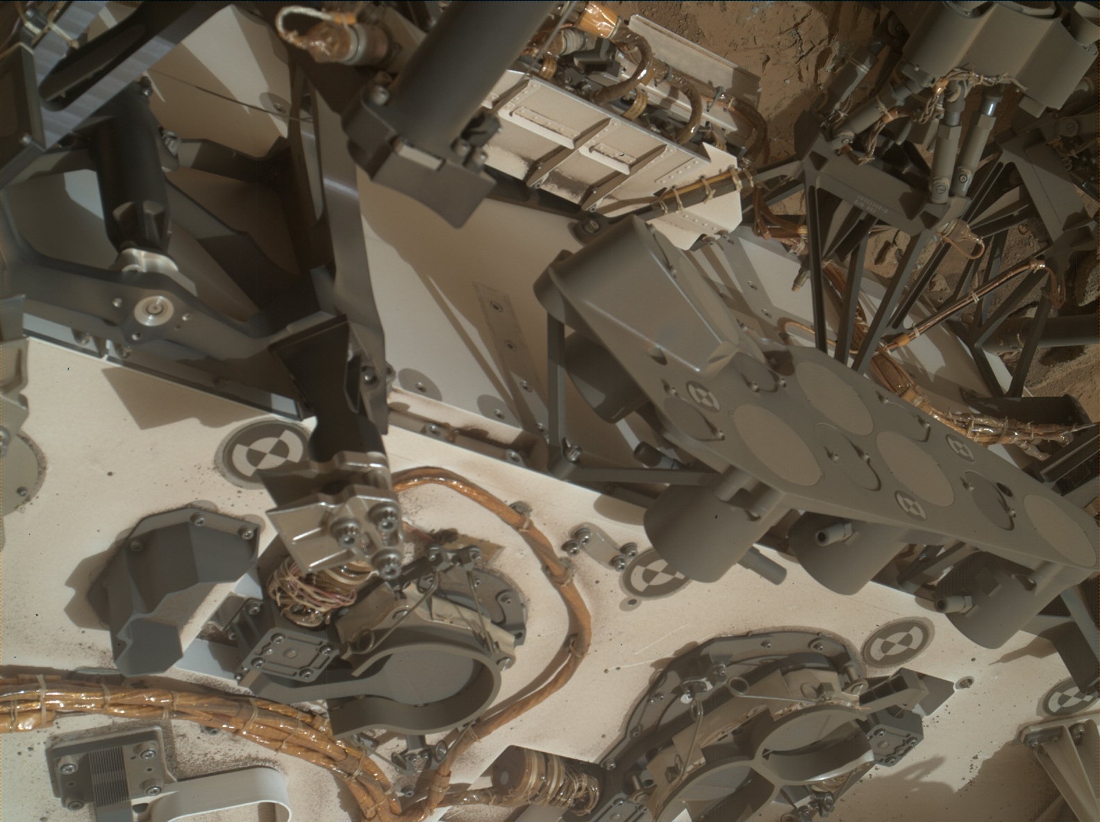 Nasa's Mars rover Curiosity acquired this image using its Mars Hand Lens Imager (MAHLI) on Sol 177