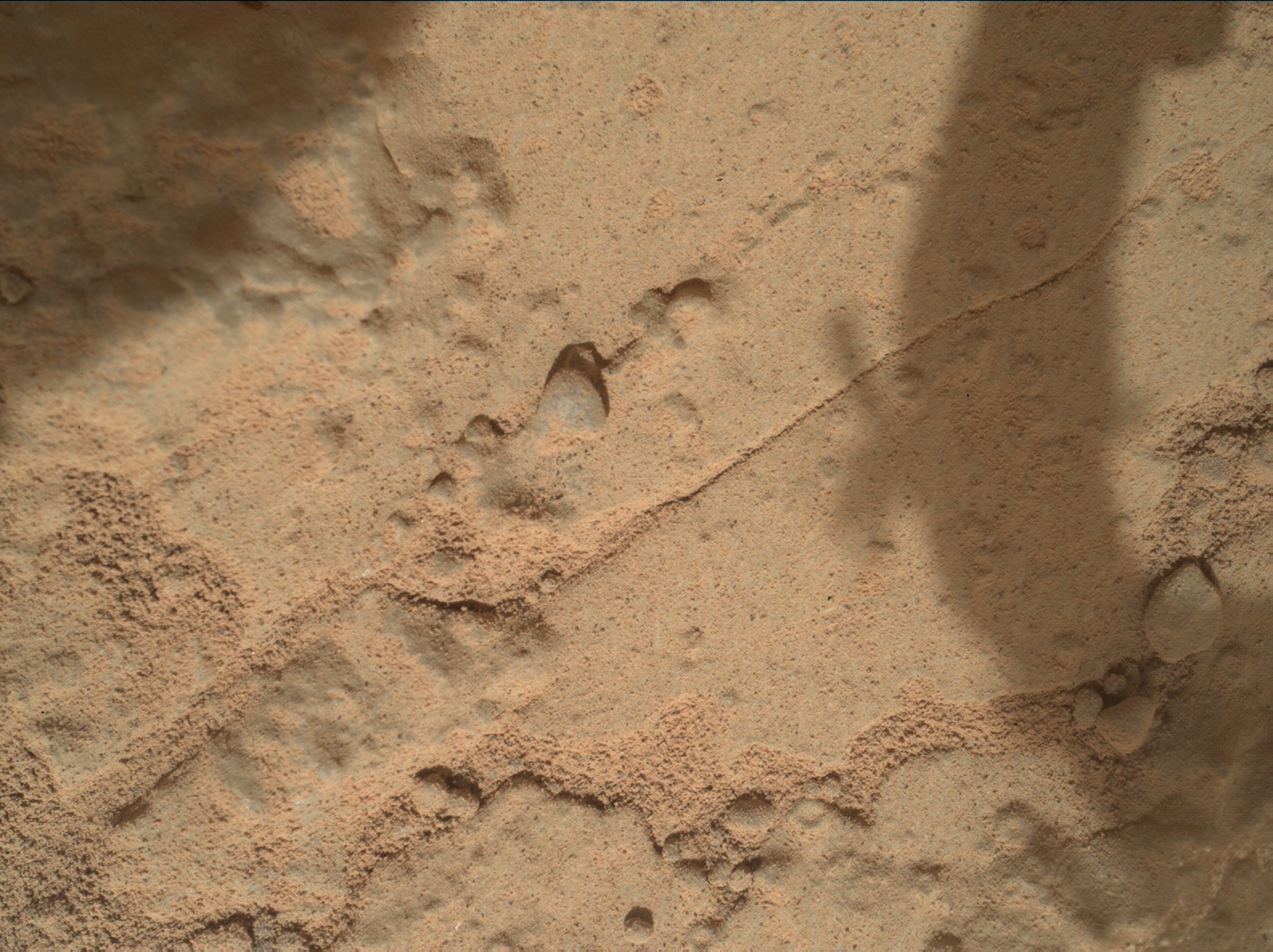 Nasa's Mars rover Curiosity acquired this image using its Mars Hand Lens Imager (MAHLI) on Sol 181