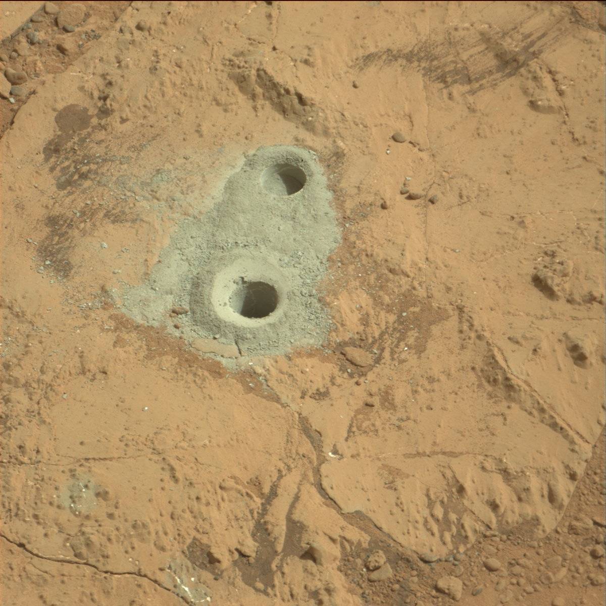 Nasa's Mars rover Curiosity acquired this image using its Mast Camera (Mastcam) on Sol 182