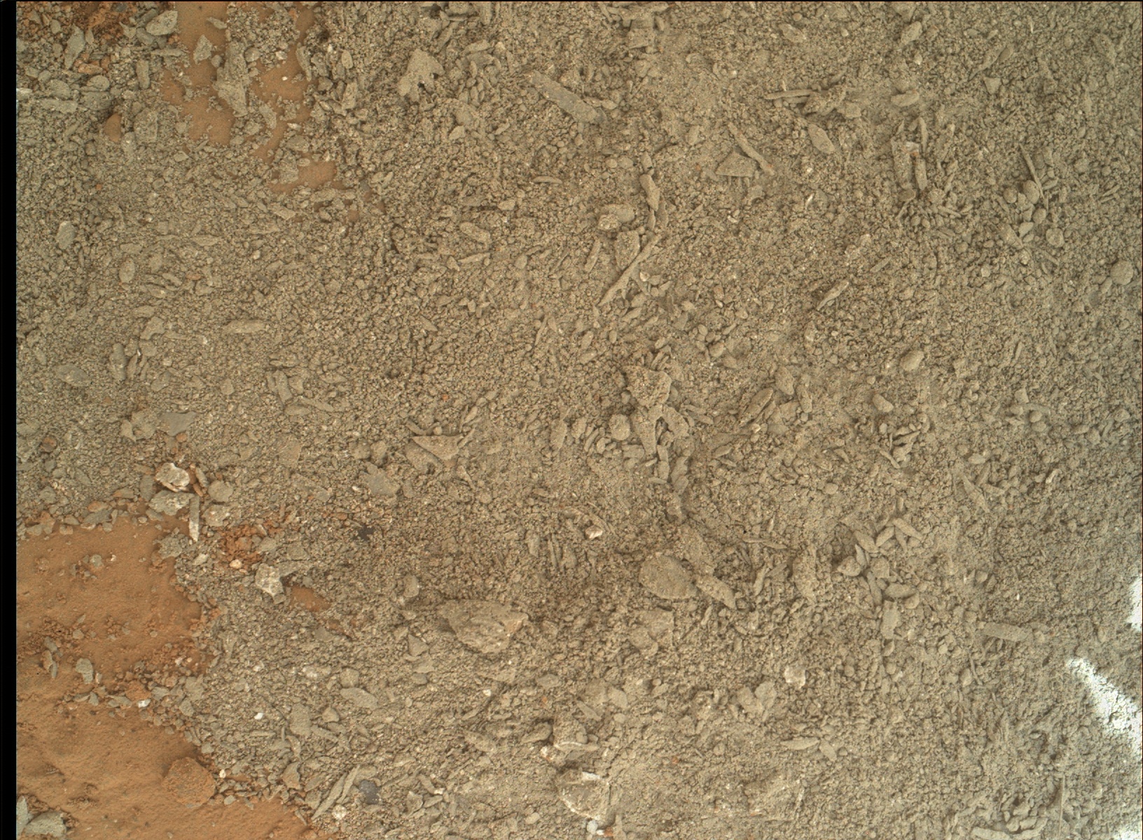 Nasa's Mars rover Curiosity acquired this image using its Mars Hand Lens Imager (MAHLI) on Sol 182