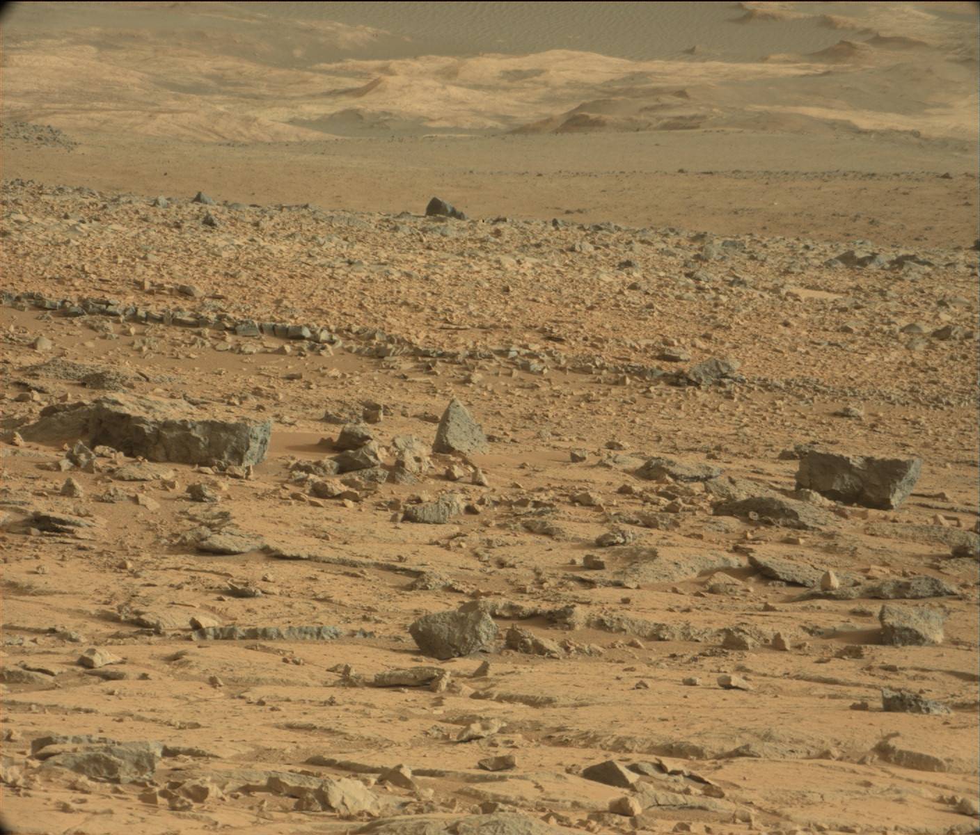 Nasa's Mars rover Curiosity acquired this image using its Mast Camera (Mastcam) on Sol 193