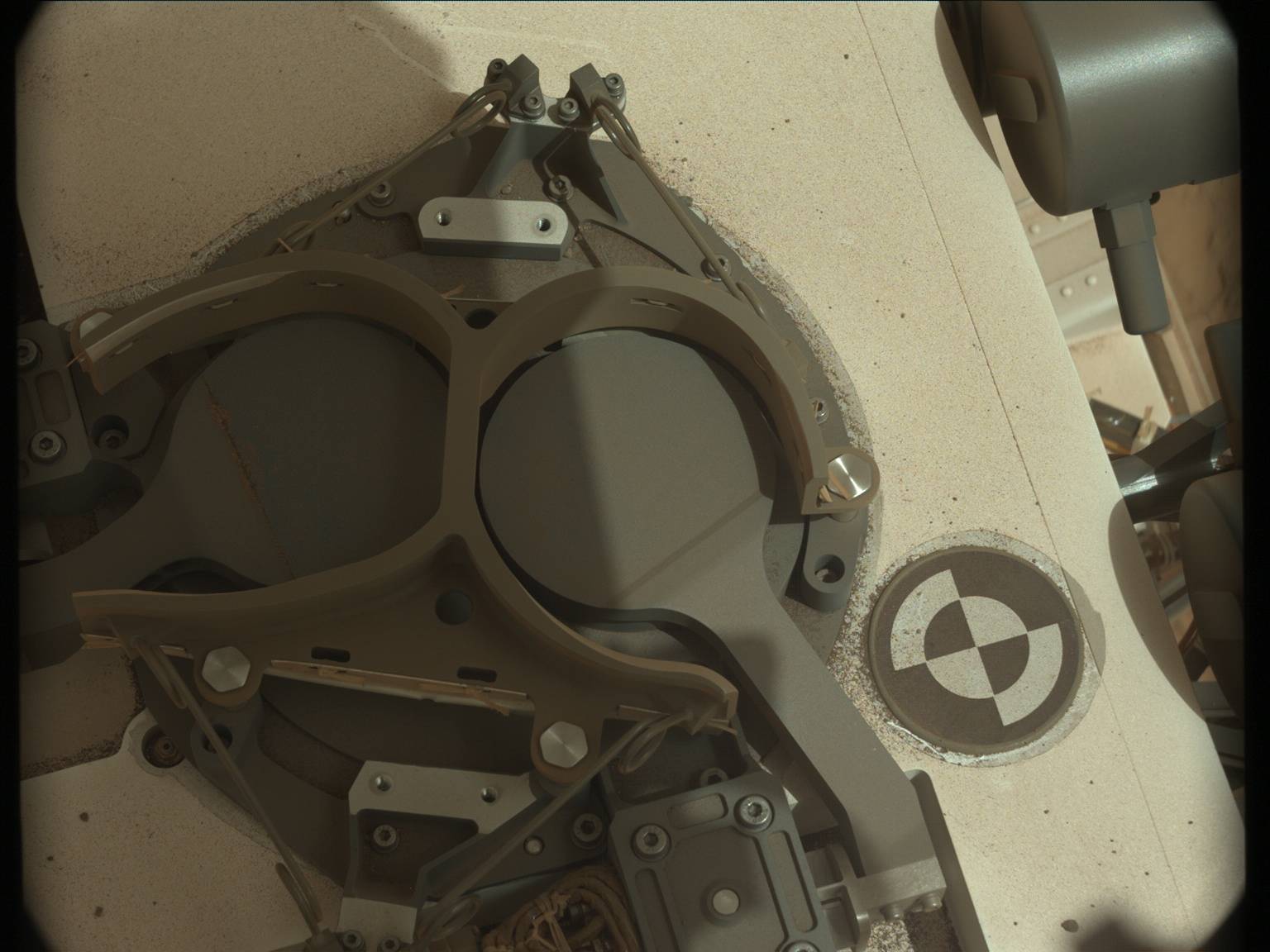 Nasa's Mars rover Curiosity acquired this image using its Mast Camera (Mastcam) on Sol 196