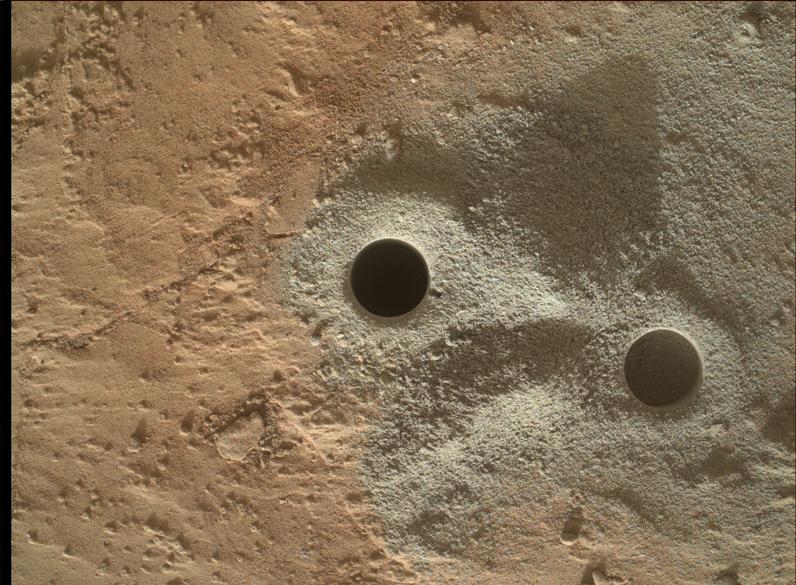 Nasa's Mars rover Curiosity acquired this image using its Mars Hand Lens Imager (MAHLI) on Sol 230