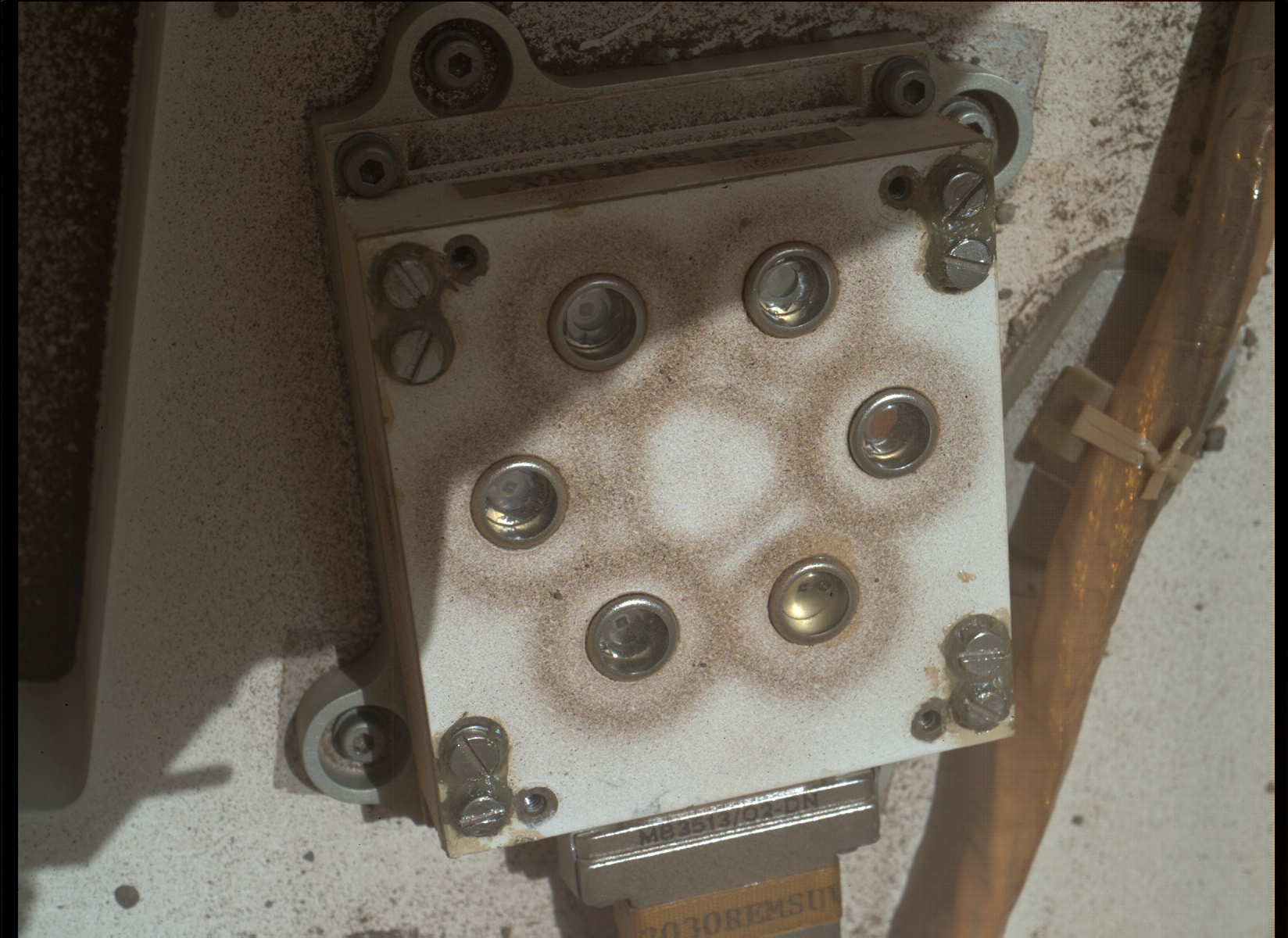 Nasa's Mars rover Curiosity acquired this image using its Mars Hand Lens Imager (MAHLI) on Sol 233