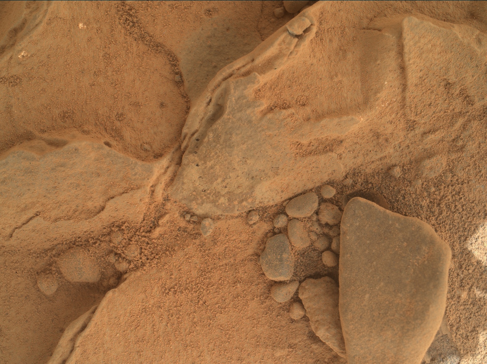 Nasa's Mars rover Curiosity acquired this image using its Mars Hand Lens Imager (MAHLI) on Sol 270