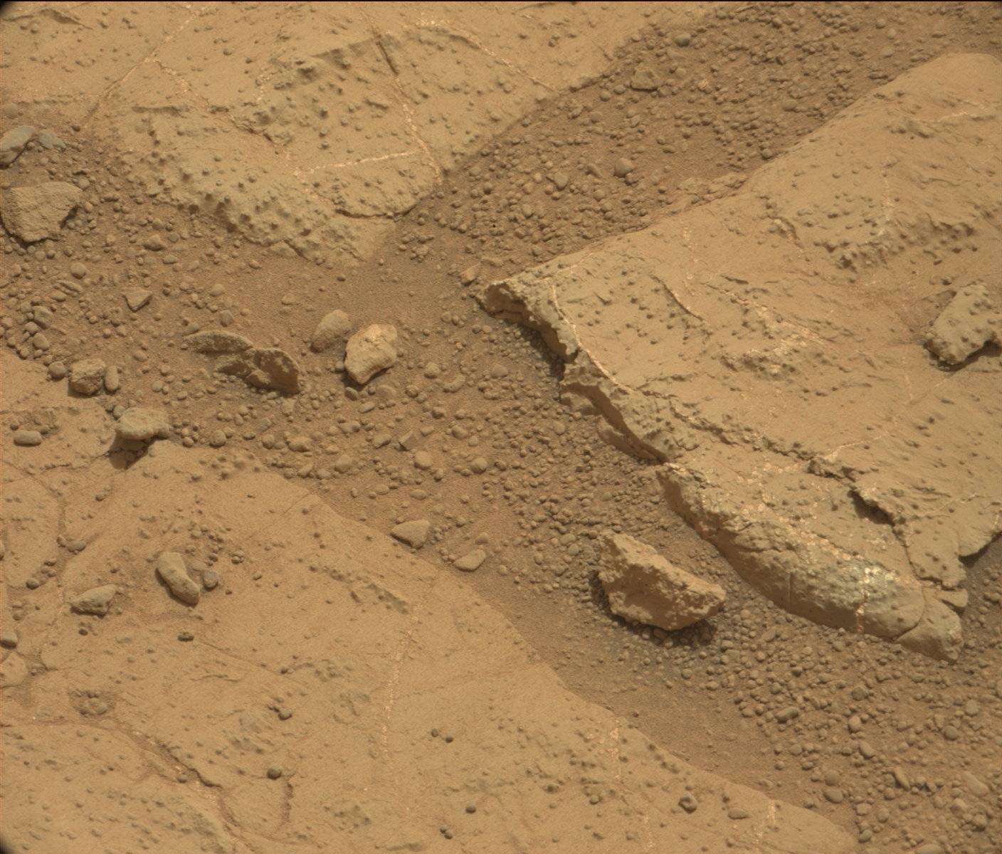 Nasa's Mars rover Curiosity acquired this image using its Mast Camera (Mastcam) on Sol 275