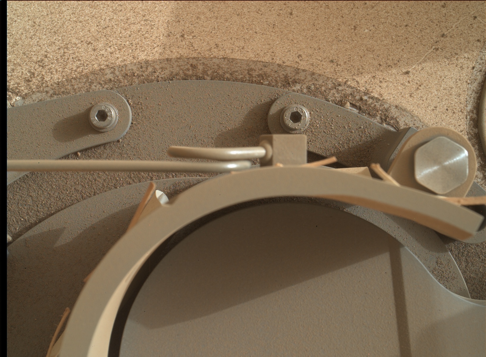 Nasa's Mars rover Curiosity acquired this image using its Mars Hand Lens Imager (MAHLI) on Sol 282