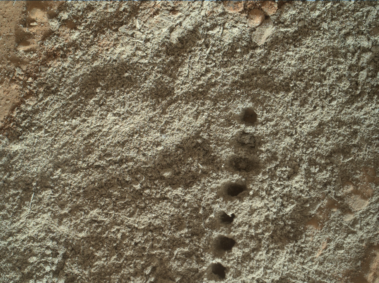 Nasa's Mars rover Curiosity acquired this image using its Mars Hand Lens Imager (MAHLI) on Sol 283