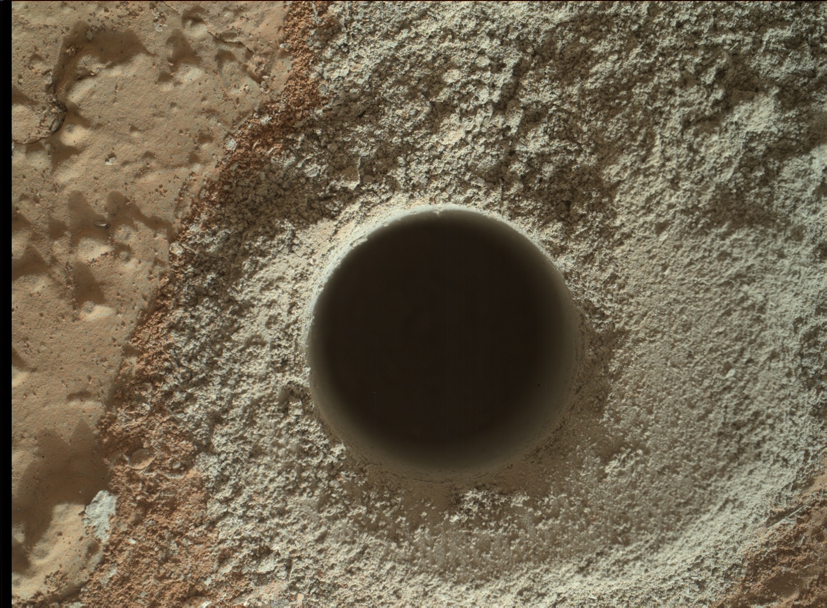 Nasa's Mars rover Curiosity acquired this image using its Mars Hand Lens Imager (MAHLI) on Sol 283