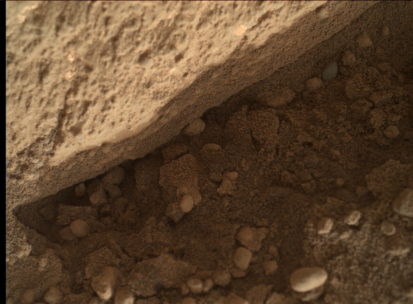 Nasa's Mars rover Curiosity acquired this image using its Mars Hand Lens Imager (MAHLI) on Sol 291
