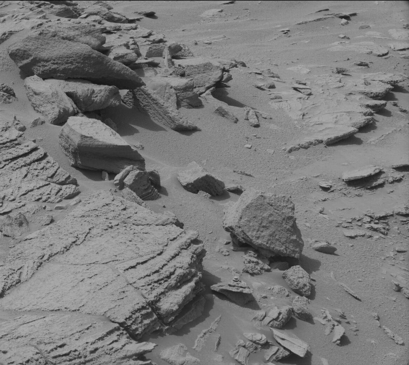 Nasa's Mars rover Curiosity acquired this image using its Mast Camera (Mastcam) on Sol 319