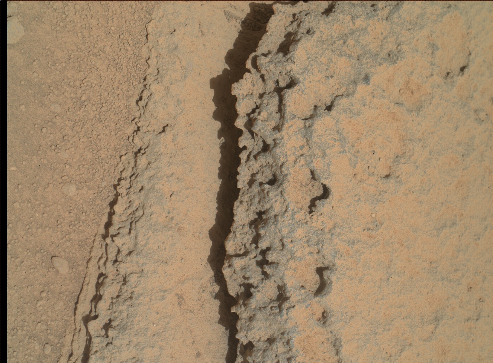 Nasa's Mars rover Curiosity acquired this image using its Mars Hand Lens Imager (MAHLI) on Sol 324