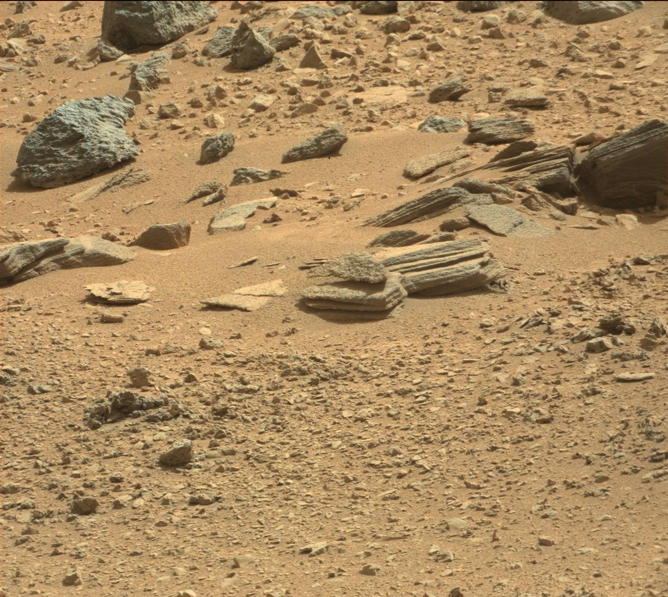 Nasa's Mars rover Curiosity acquired this image using its Mast Camera (Mastcam) on Sol 326