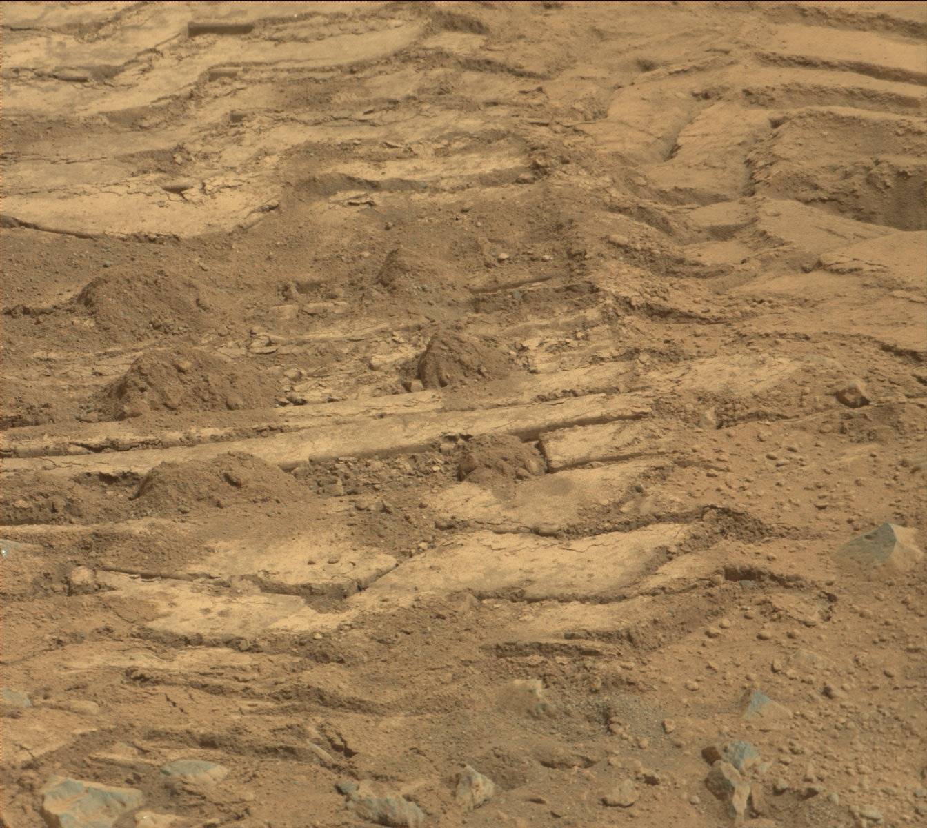 Nasa's Mars rover Curiosity acquired this image using its Mast Camera (Mastcam) on Sol 326