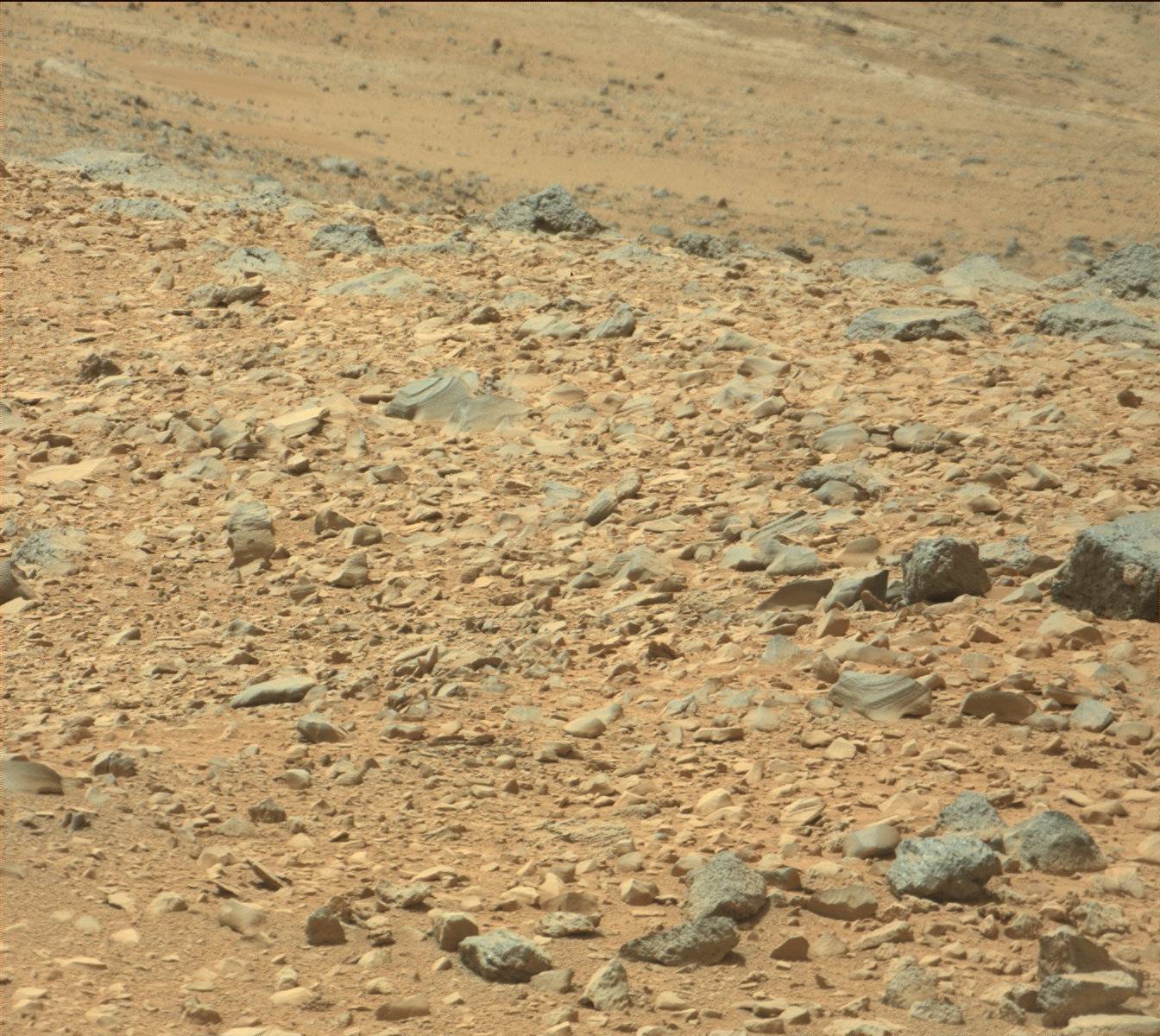 Nasa's Mars rover Curiosity acquired this image using its Mast Camera (Mastcam) on Sol 329