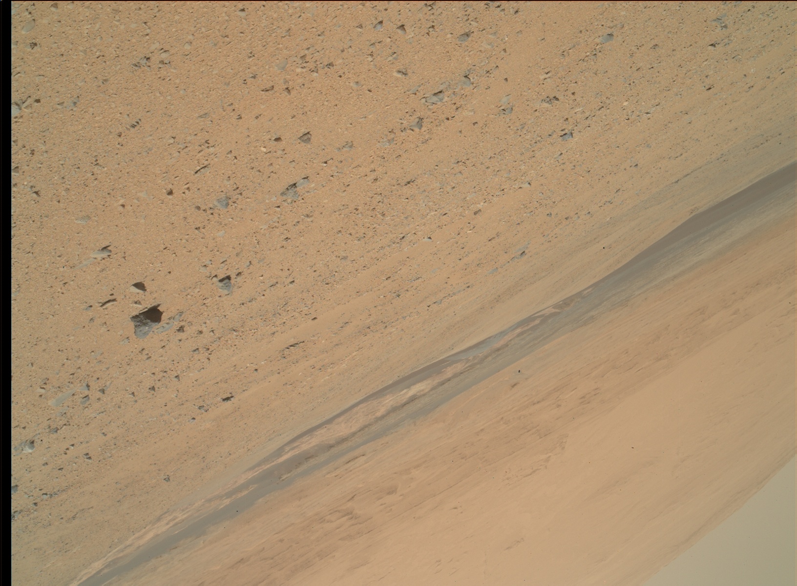 Nasa's Mars rover Curiosity acquired this image using its Mars Hand Lens Imager (MAHLI) on Sol 337