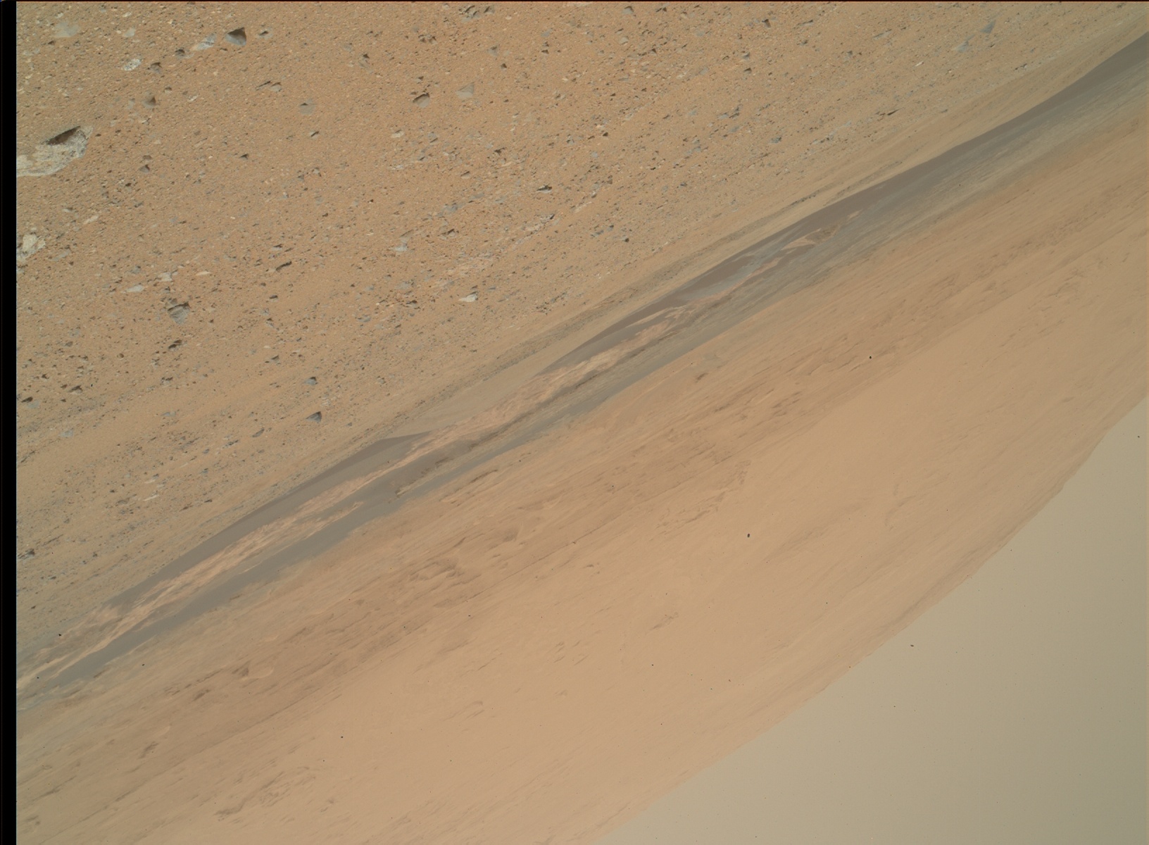 Nasa's Mars rover Curiosity acquired this image using its Mars Hand Lens Imager (MAHLI) on Sol 343