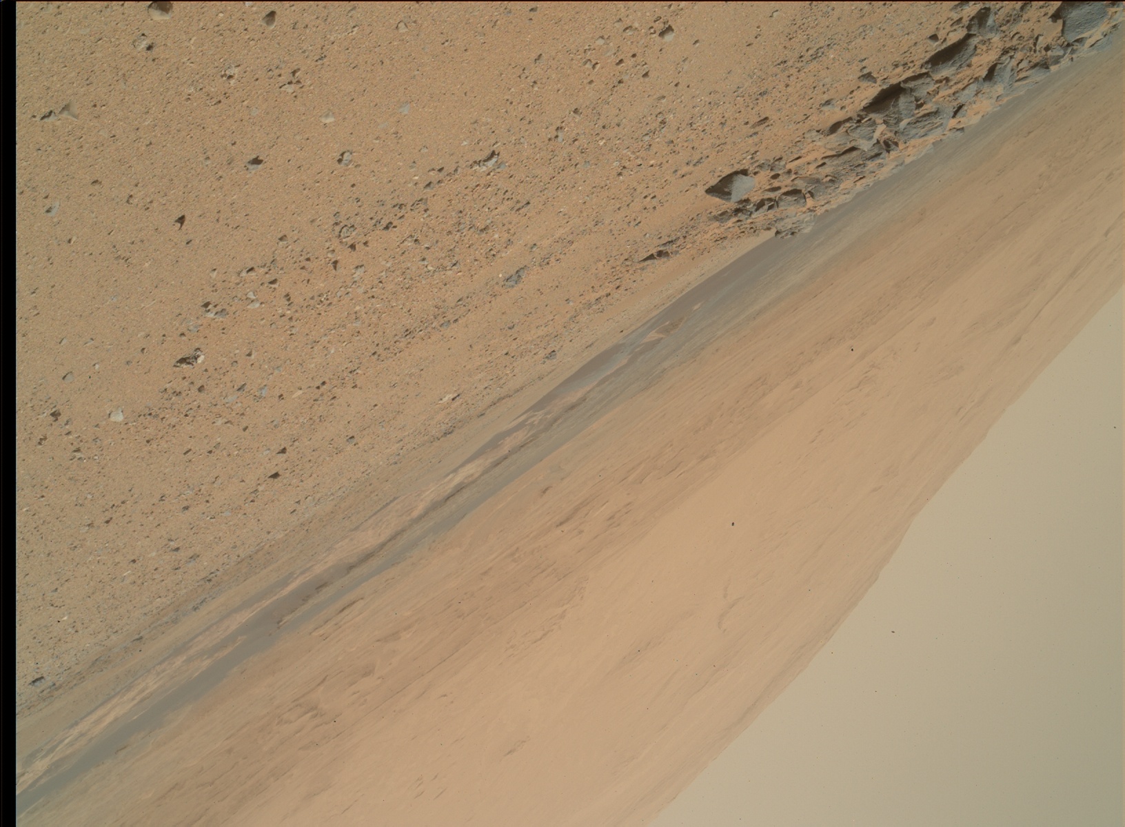 Nasa's Mars rover Curiosity acquired this image using its Mars Hand Lens Imager (MAHLI) on Sol 345