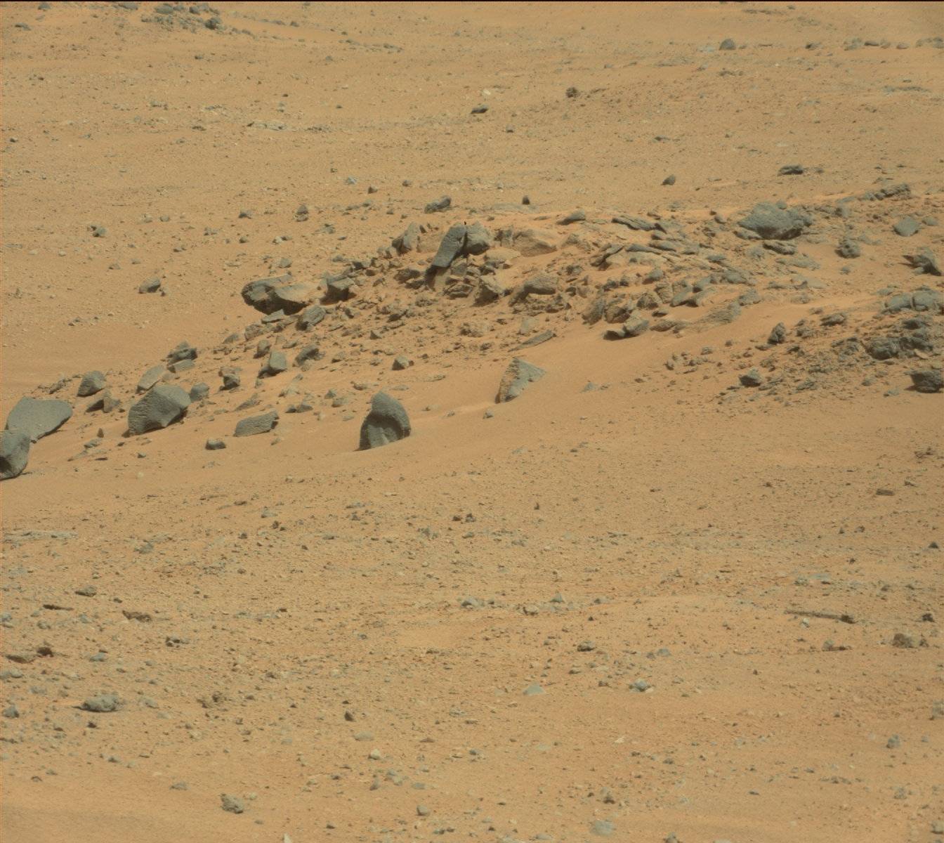 Nasa's Mars rover Curiosity acquired this image using its Mast Camera (Mastcam) on Sol 351