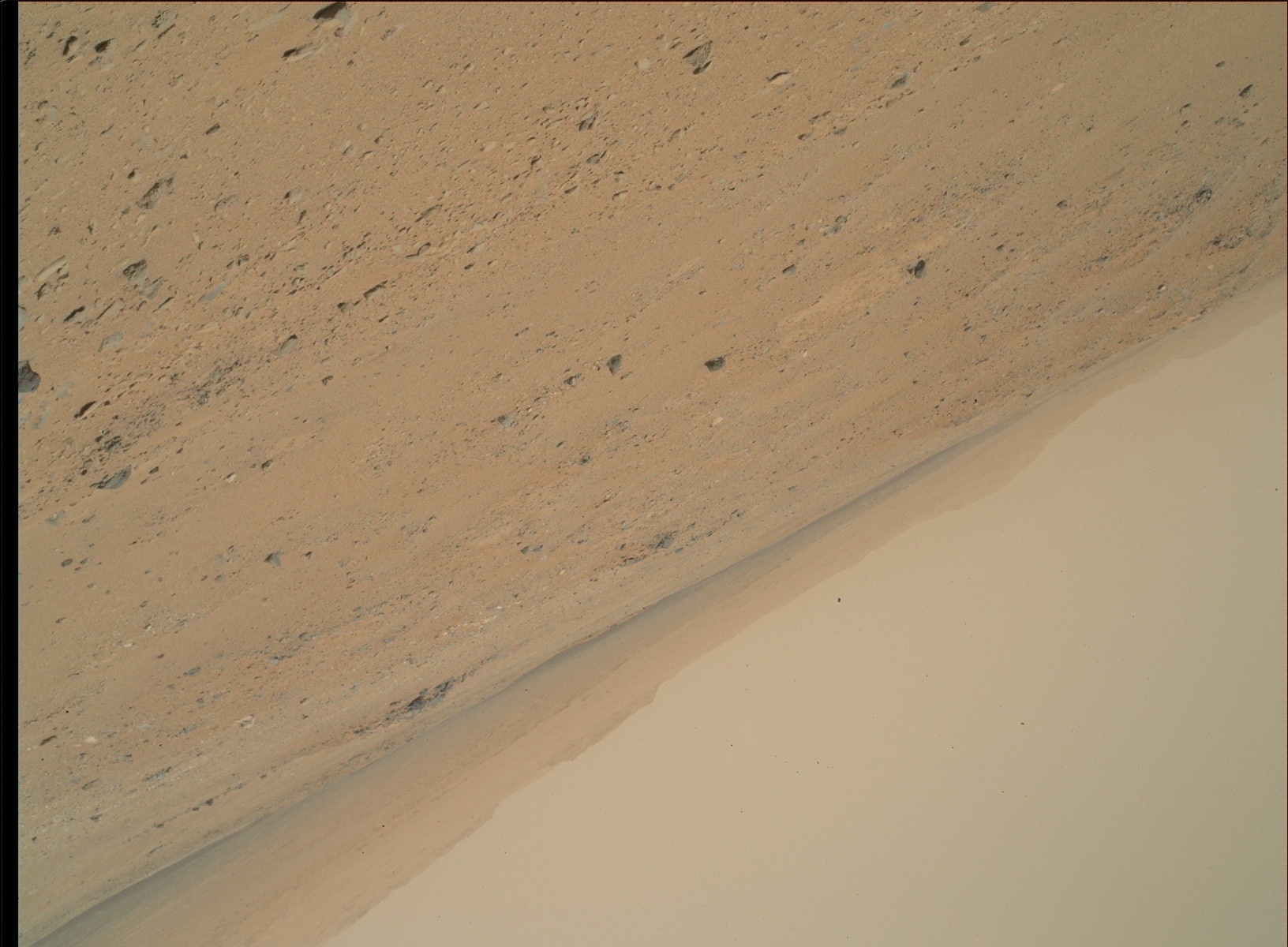 Nasa's Mars rover Curiosity acquired this image using its Mars Hand Lens Imager (MAHLI) on Sol 358