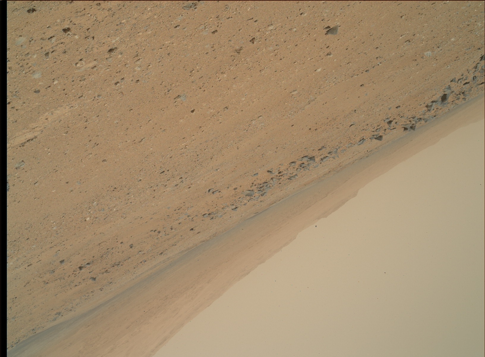 Nasa's Mars rover Curiosity acquired this image using its Mars Hand Lens Imager (MAHLI) on Sol 361