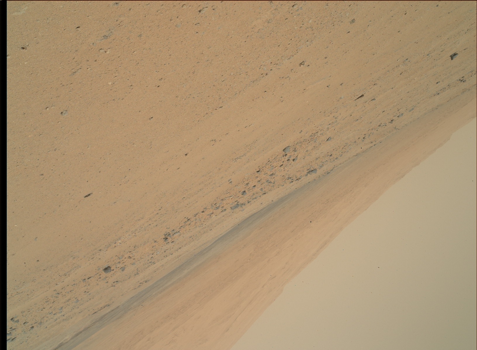 Nasa's Mars rover Curiosity acquired this image using its Mars Hand Lens Imager (MAHLI) on Sol 369