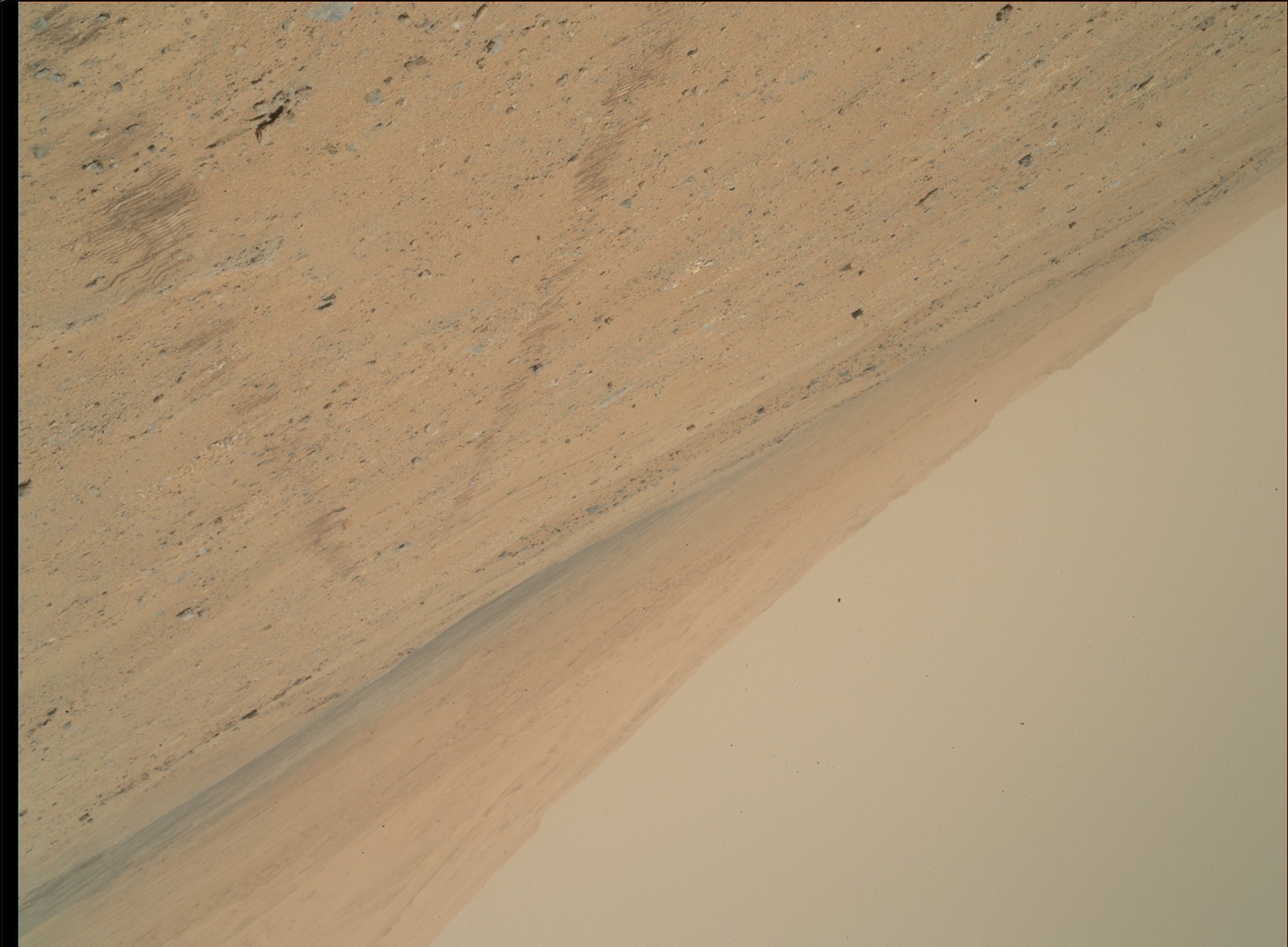 Nasa's Mars rover Curiosity acquired this image using its Mars Hand Lens Imager (MAHLI) on Sol 370
