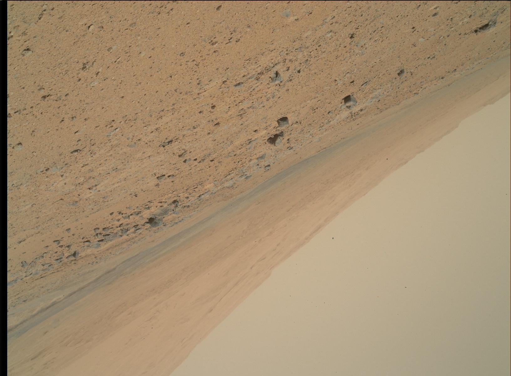 Nasa's Mars rover Curiosity acquired this image using its Mars Hand Lens Imager (MAHLI) on Sol 372