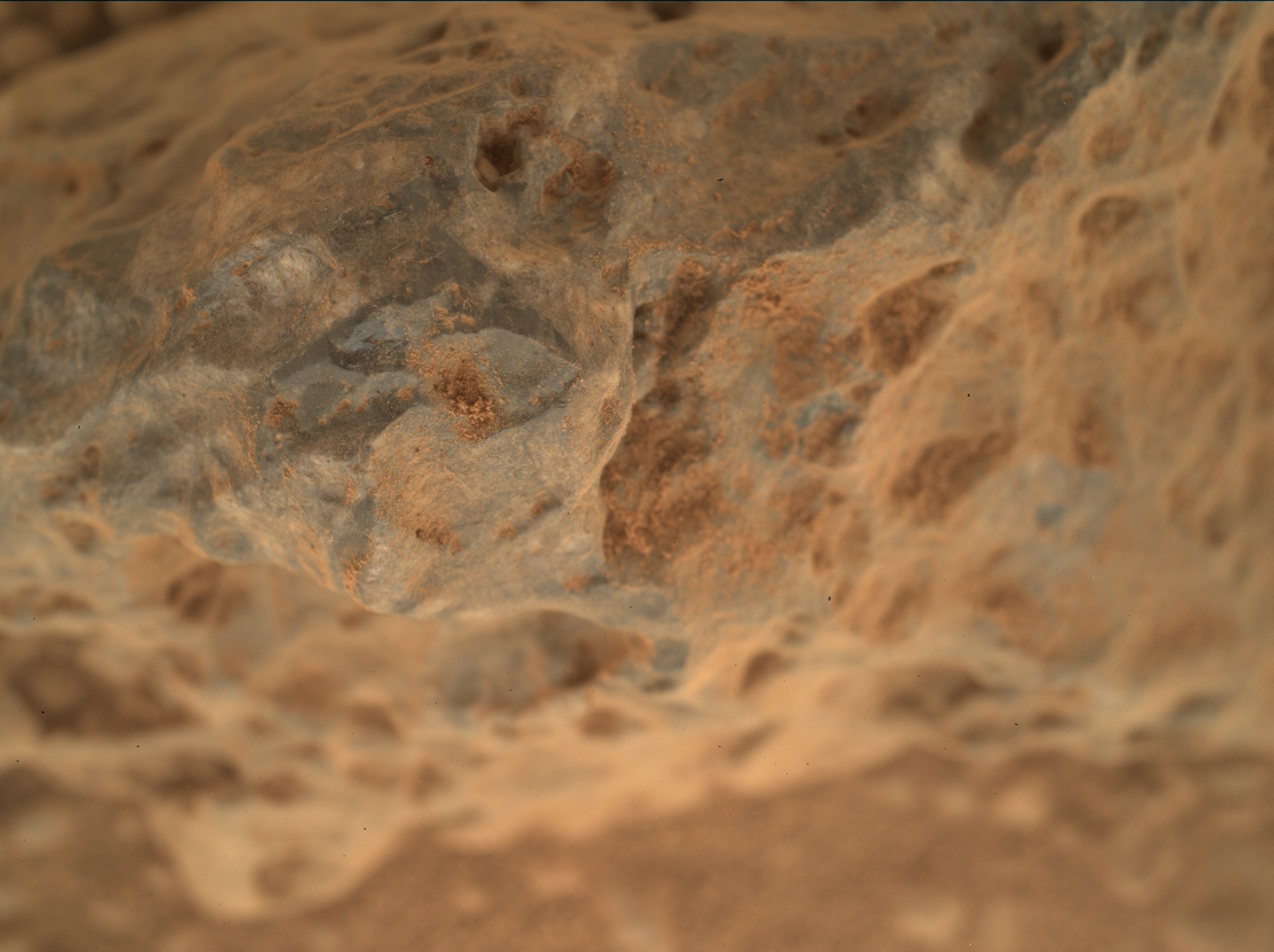 Nasa's Mars rover Curiosity acquired this image using its Mars Hand Lens Imager (MAHLI) on Sol 373