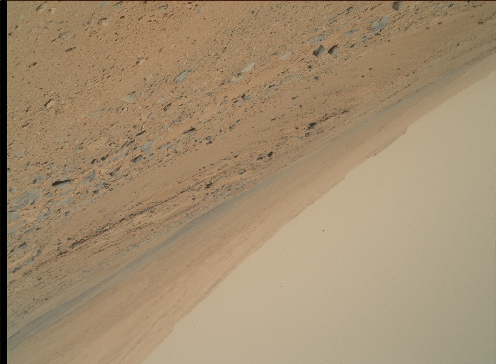 Nasa's Mars rover Curiosity acquired this image using its Mars Hand Lens Imager (MAHLI) on Sol 374