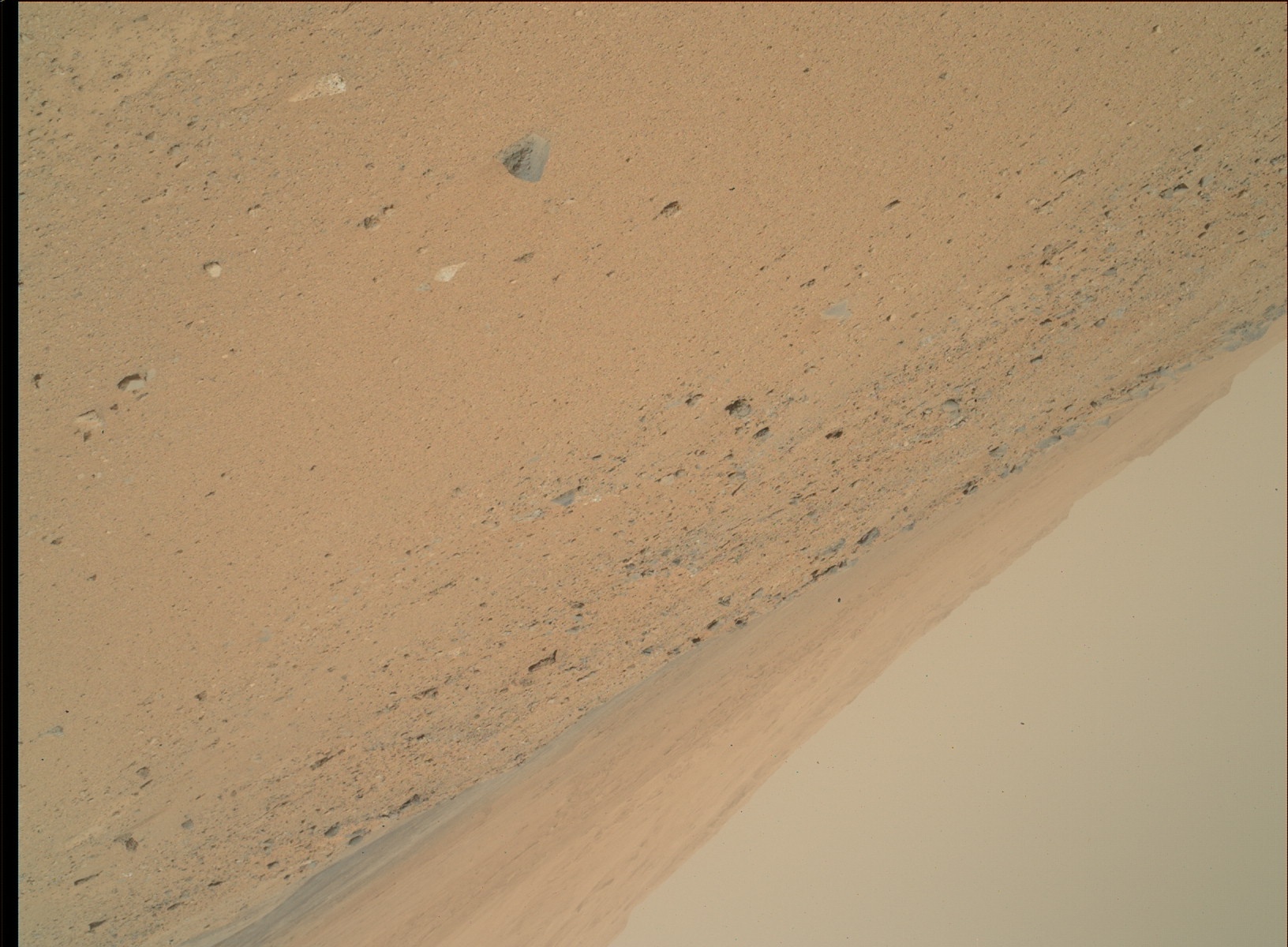 Nasa's Mars rover Curiosity acquired this image using its Mars Hand Lens Imager (MAHLI) on Sol 376