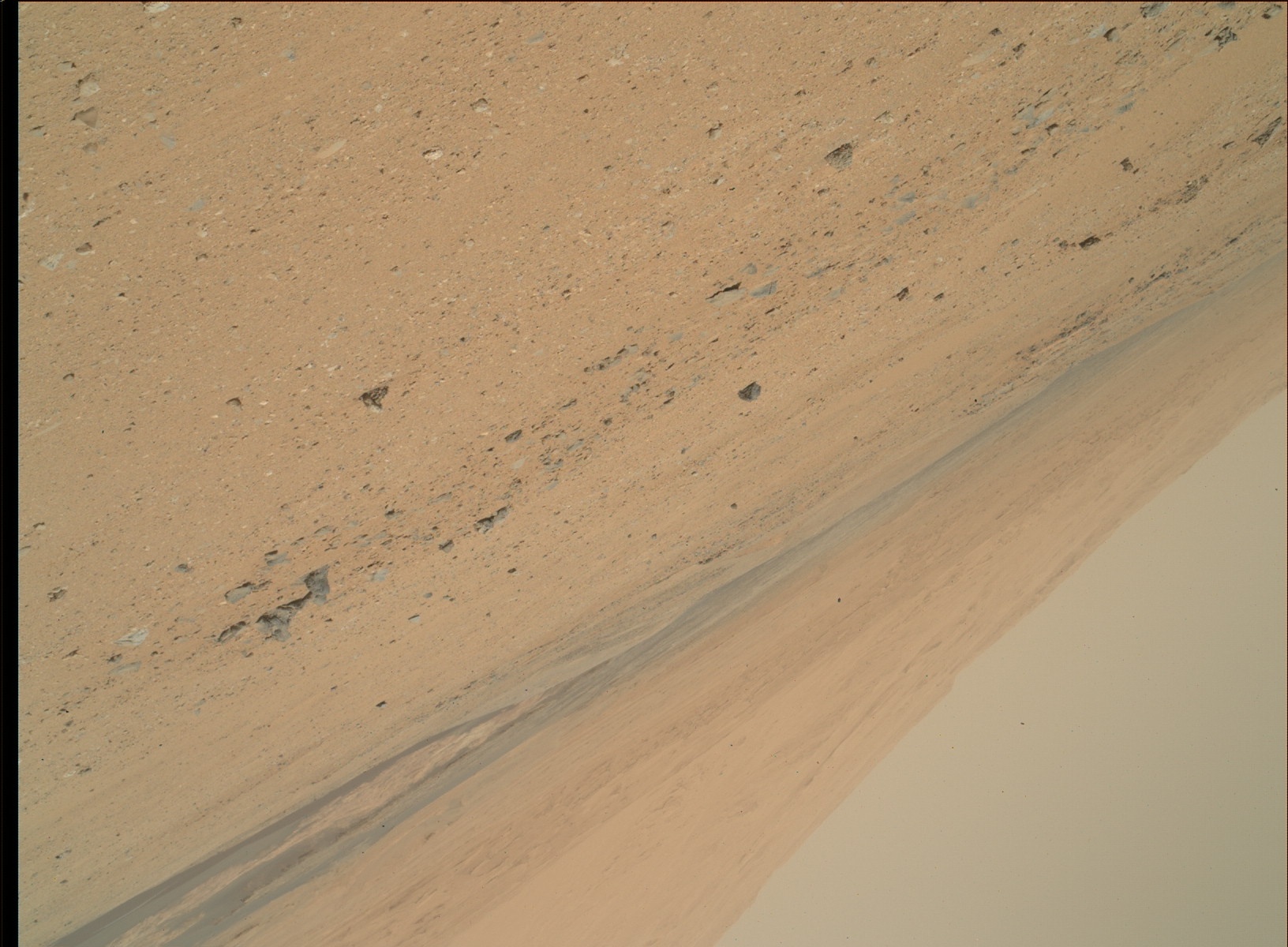 Nasa's Mars rover Curiosity acquired this image using its Mars Hand Lens Imager (MAHLI) on Sol 377