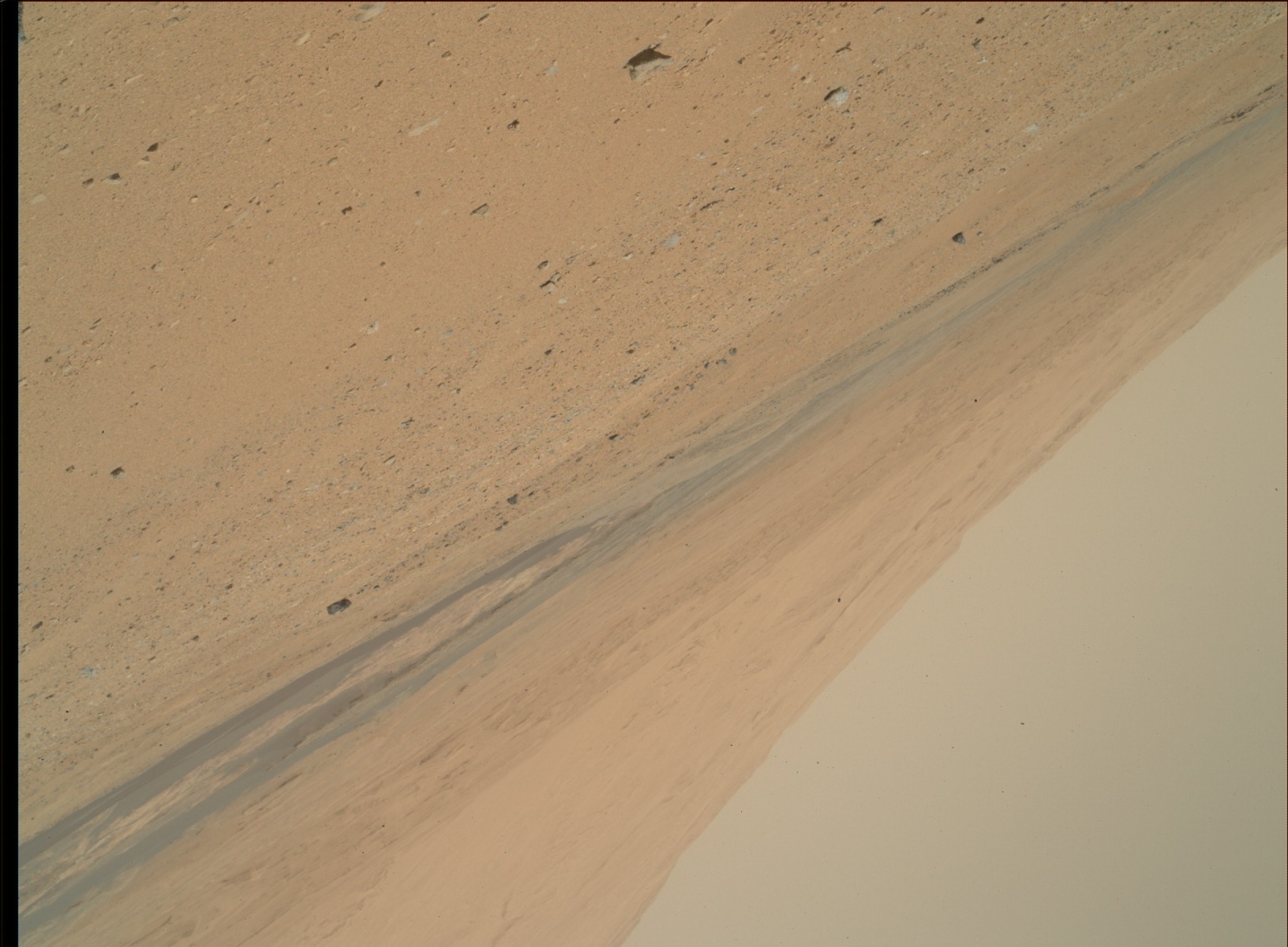 Nasa's Mars rover Curiosity acquired this image using its Mars Hand Lens Imager (MAHLI) on Sol 378