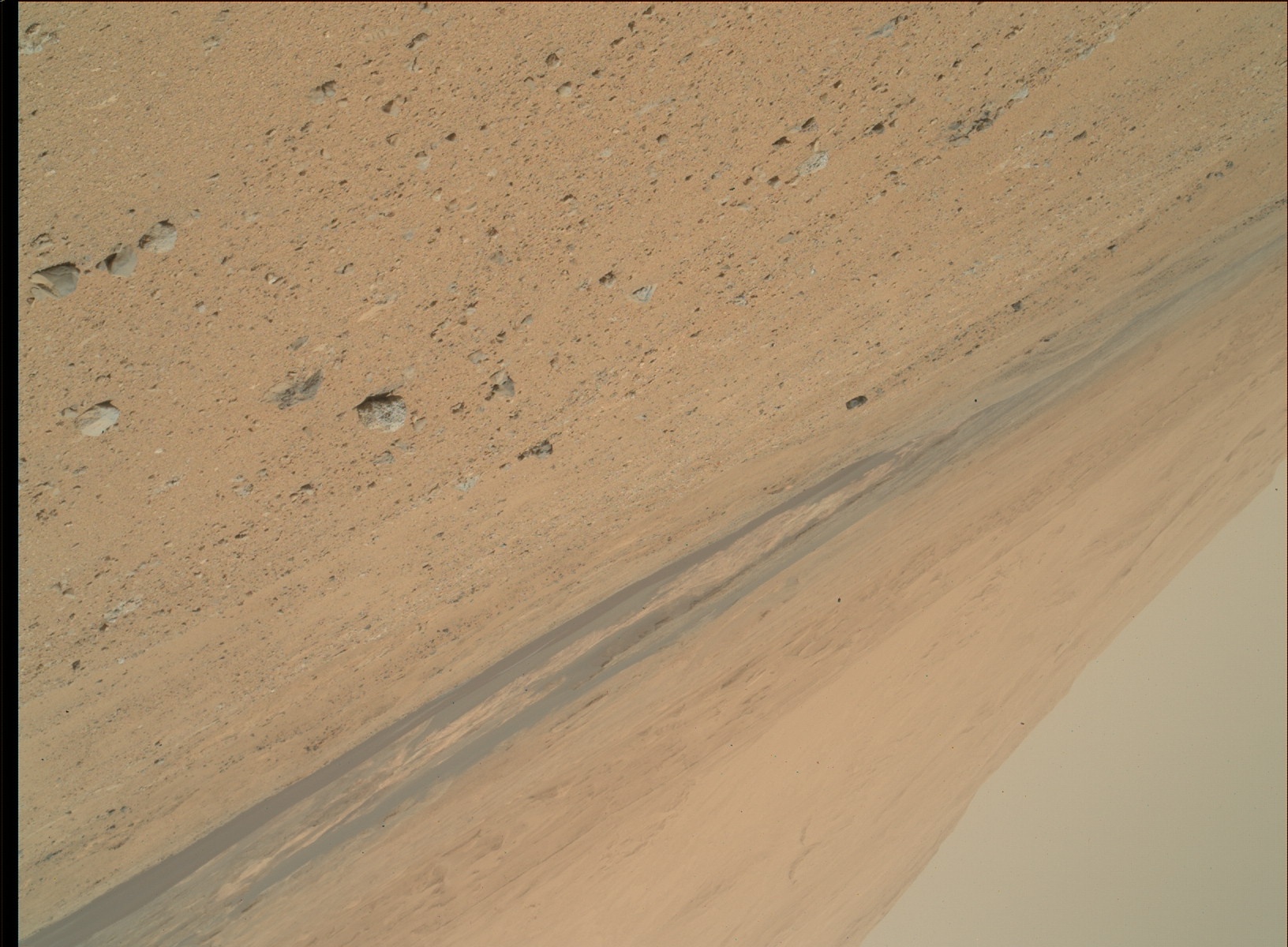 Nasa's Mars rover Curiosity acquired this image using its Mars Hand Lens Imager (MAHLI) on Sol 379