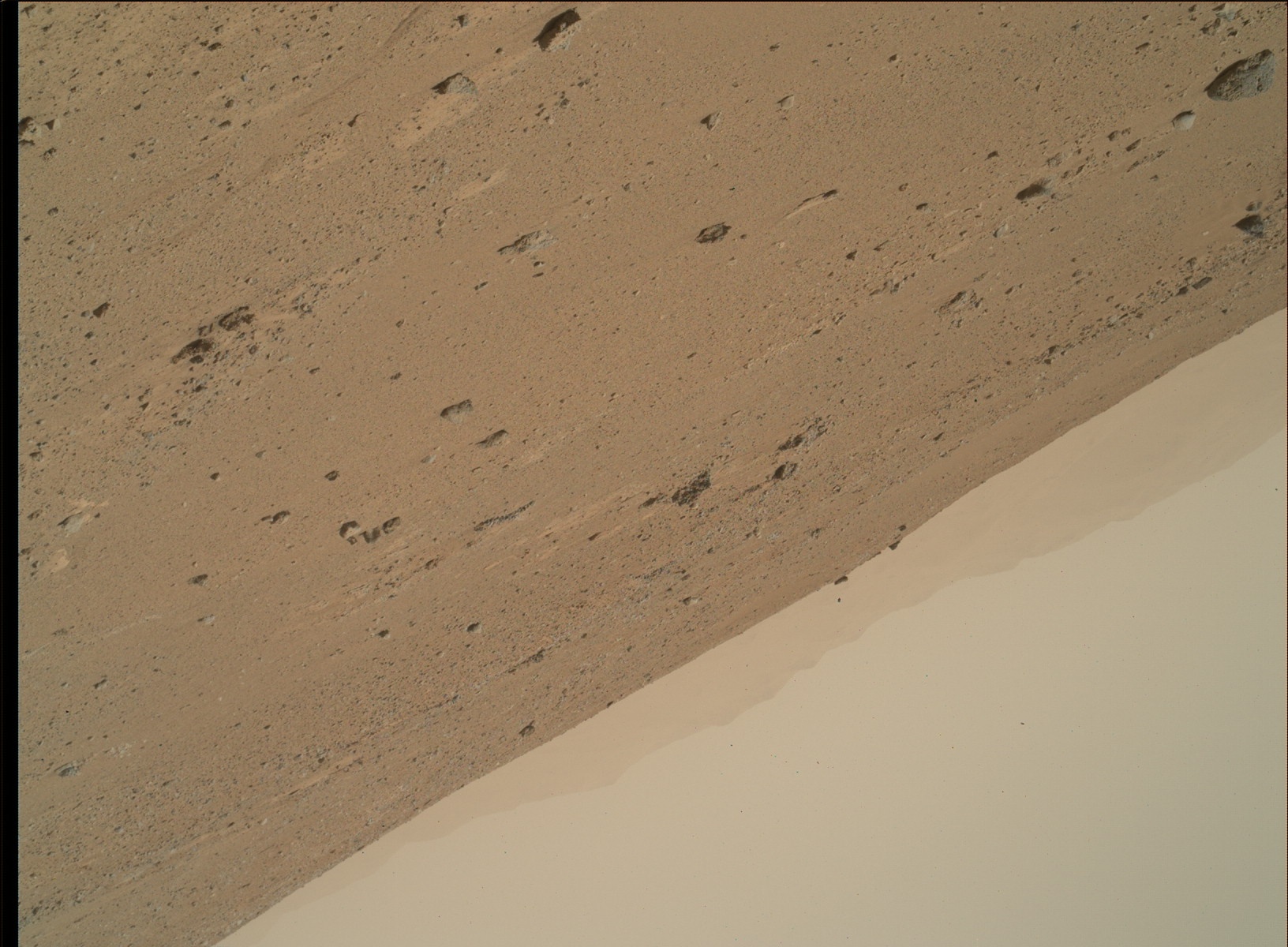 Nasa's Mars rover Curiosity acquired this image using its Mars Hand Lens Imager (MAHLI) on Sol 392