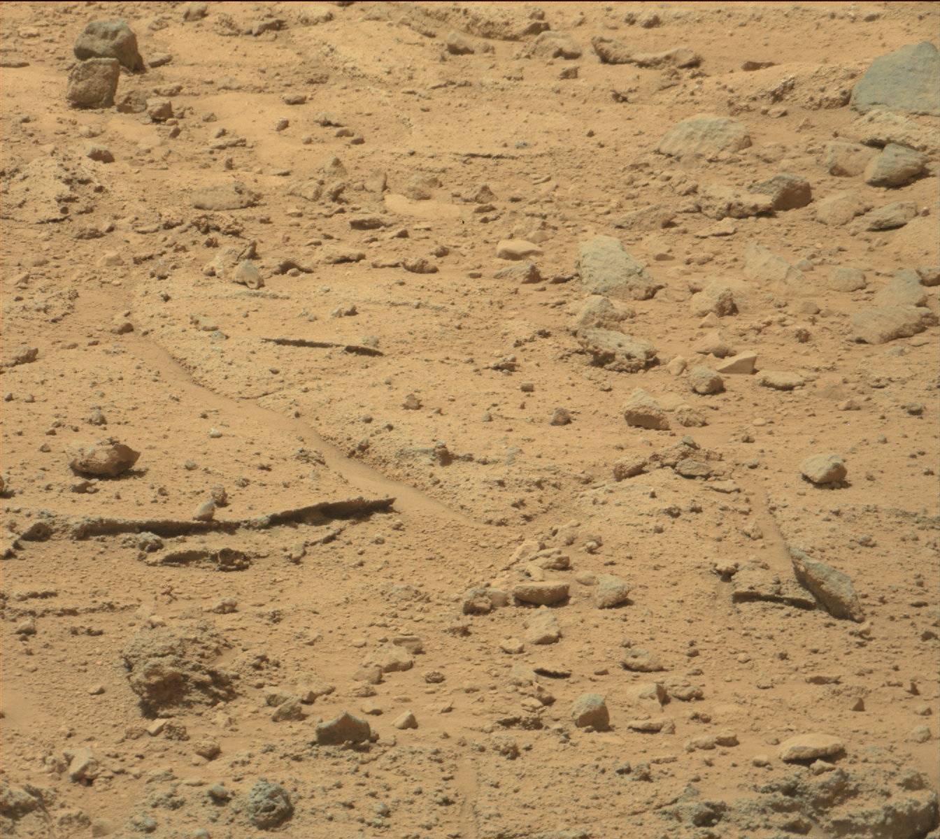 Nasa's Mars rover Curiosity acquired this image using its Mast Camera (Mastcam) on Sol 393