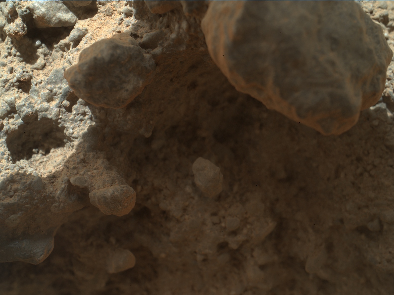 Nasa's Mars rover Curiosity acquired this image using its Mars Hand Lens Imager (MAHLI) on Sol 394