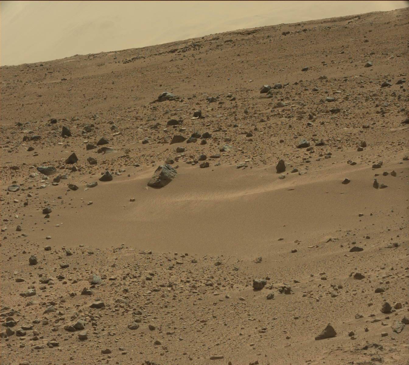 Nasa's Mars rover Curiosity acquired this image using its Mast Camera (Mastcam) on Sol 396
