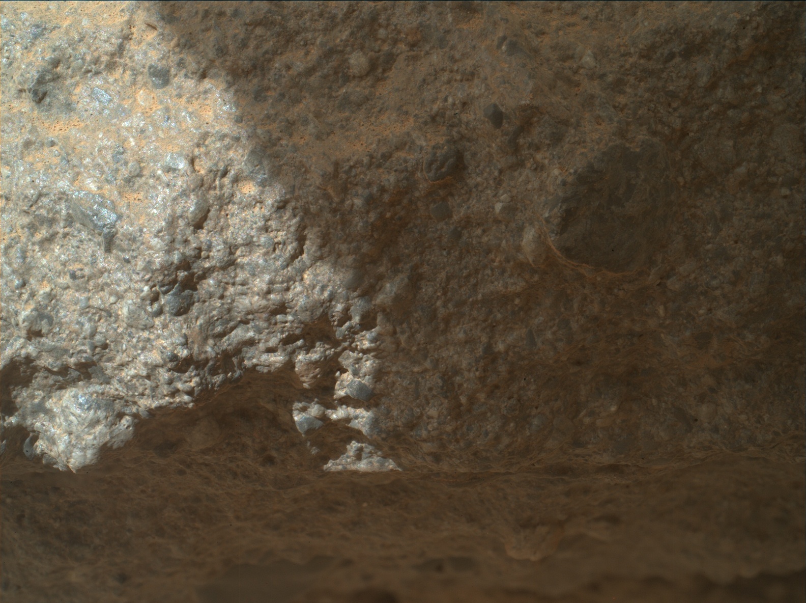 Nasa's Mars rover Curiosity acquired this image using its Mars Hand Lens Imager (MAHLI) on Sol 396