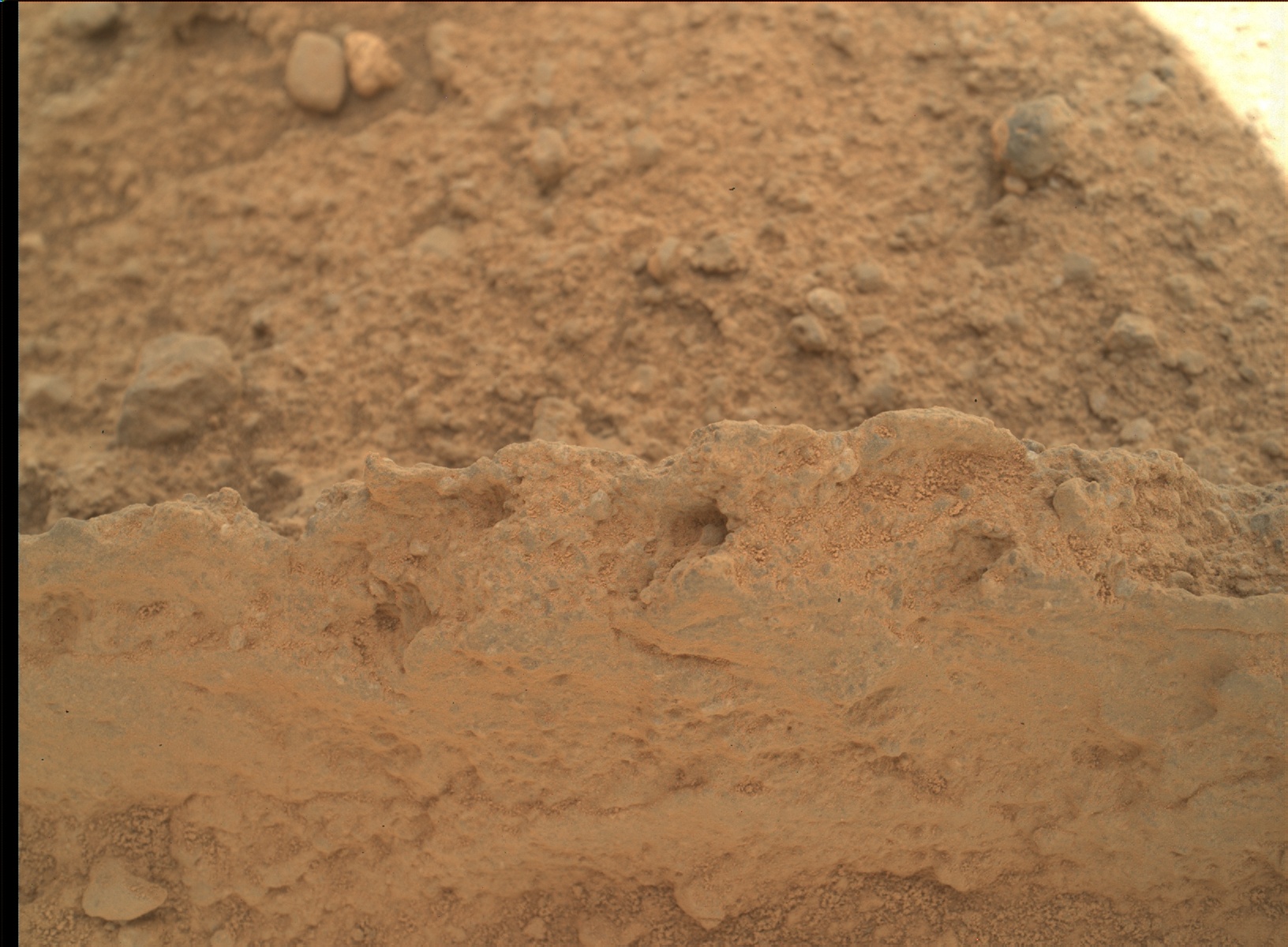 Nasa's Mars rover Curiosity acquired this image using its Mars Hand Lens Imager (MAHLI) on Sol 398