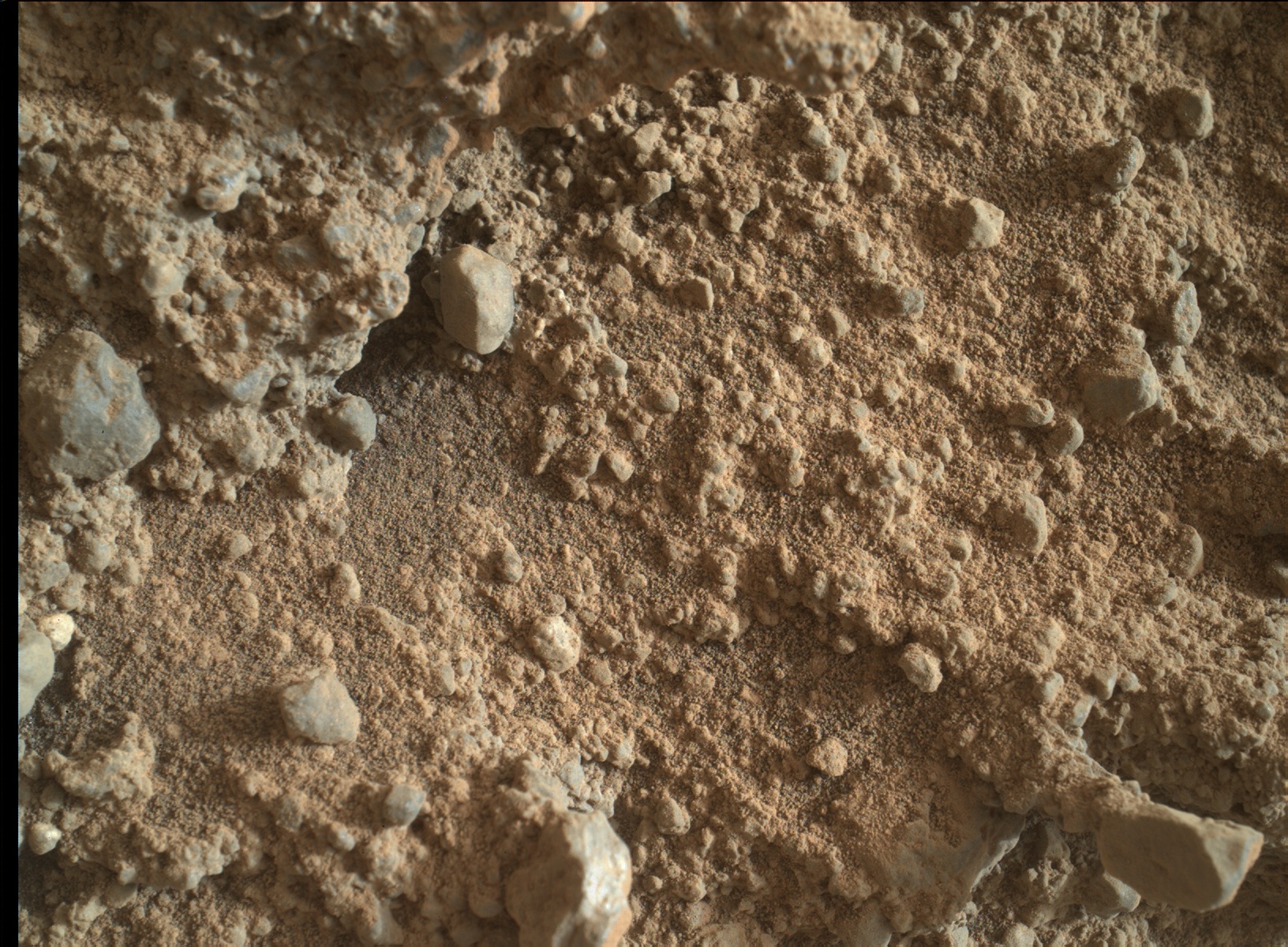 Nasa's Mars rover Curiosity acquired this image using its Mars Hand Lens Imager (MAHLI) on Sol 400
