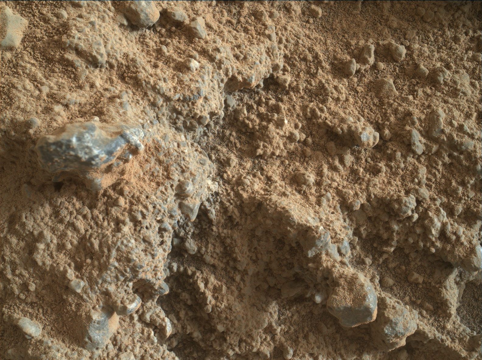Nasa's Mars rover Curiosity acquired this image using its Mars Hand Lens Imager (MAHLI) on Sol 401