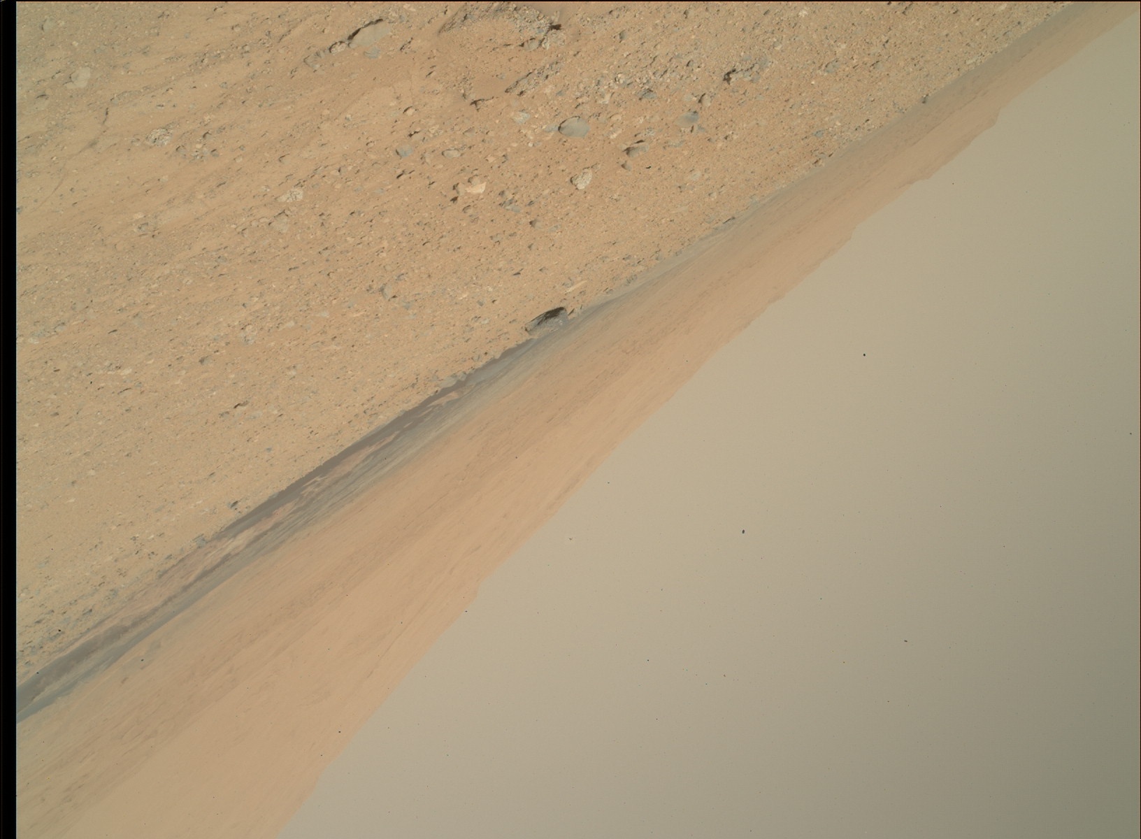Nasa's Mars rover Curiosity acquired this image using its Mars Hand Lens Imager (MAHLI) on Sol 406