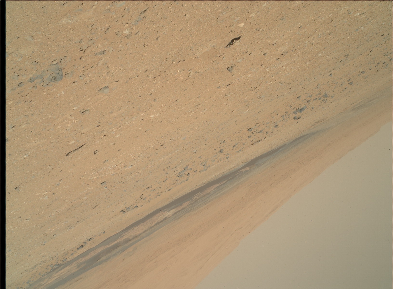Nasa's Mars rover Curiosity acquired this image using its Mars Hand Lens Imager (MAHLI) on Sol 410