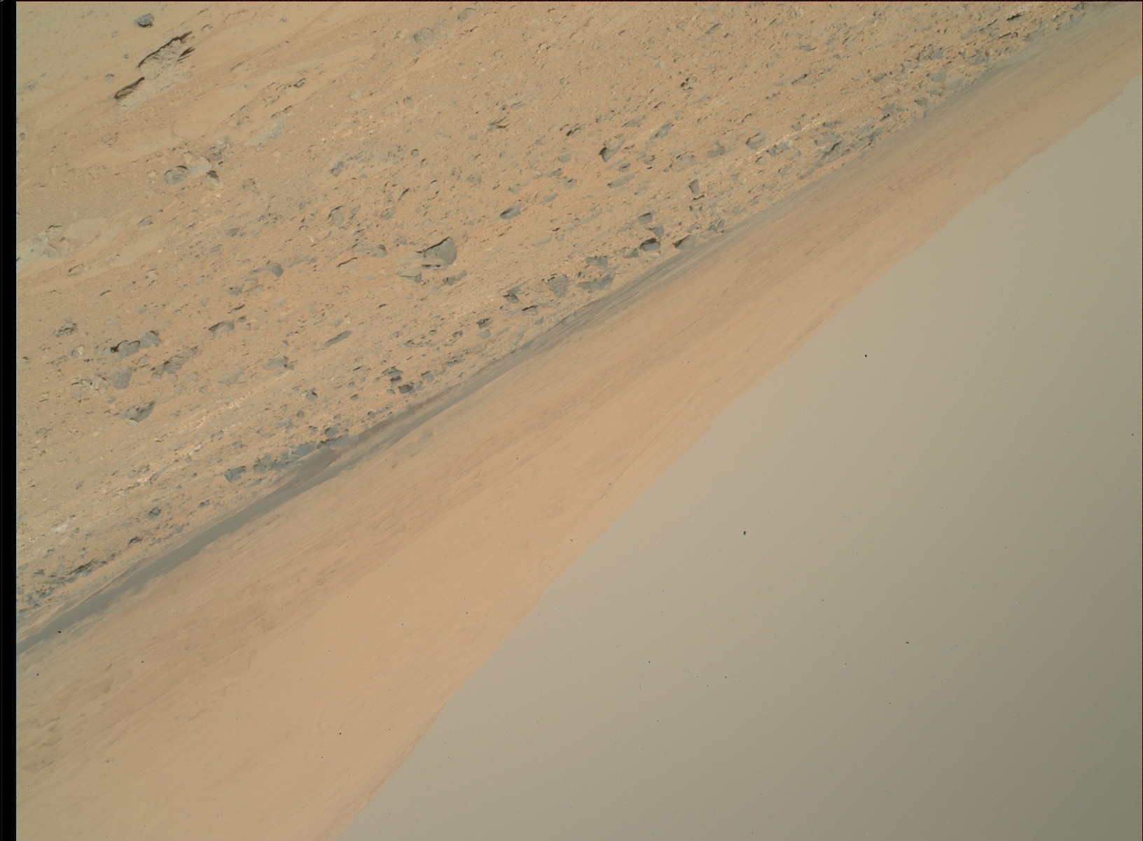 Nasa's Mars rover Curiosity acquired this image using its Mars Hand Lens Imager (MAHLI) on Sol 412
