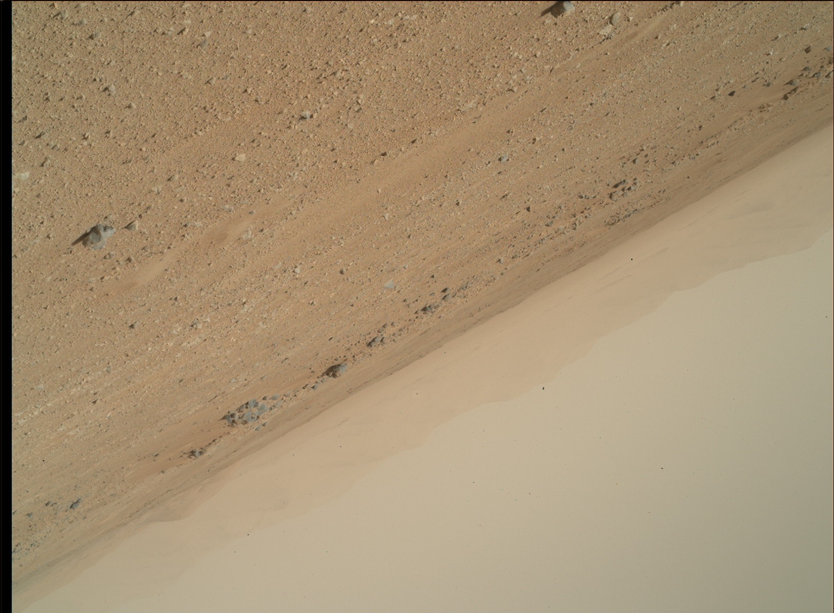 Nasa's Mars rover Curiosity acquired this image using its Mars Hand Lens Imager (MAHLI) on Sol 413